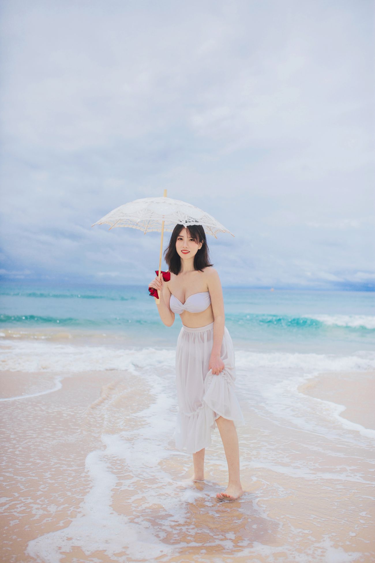 微博美少女念雪ww性感写真听海 (2)