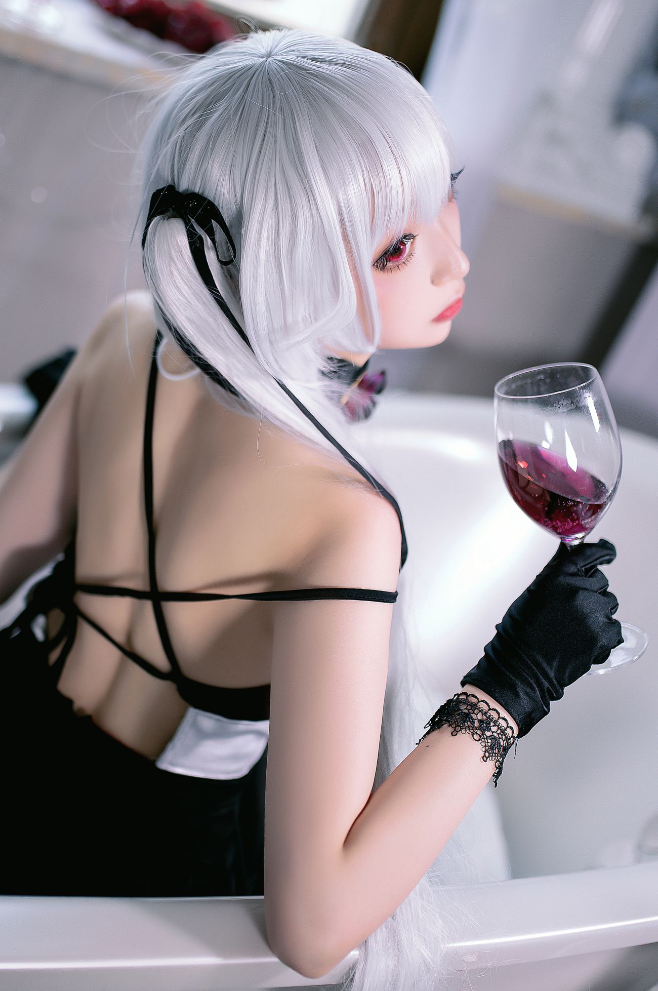 微博美少女小野寺地瓜Cosplay性感写真篝之雾枝 (11)