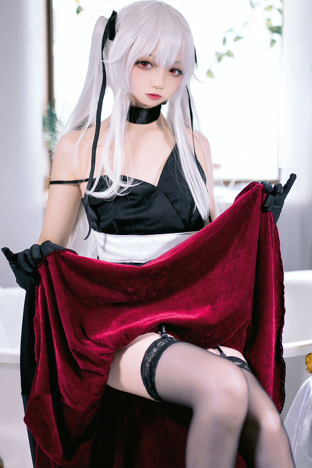 微博美少女小野寺地瓜Cosplay性感写真篝之雾枝 (1)