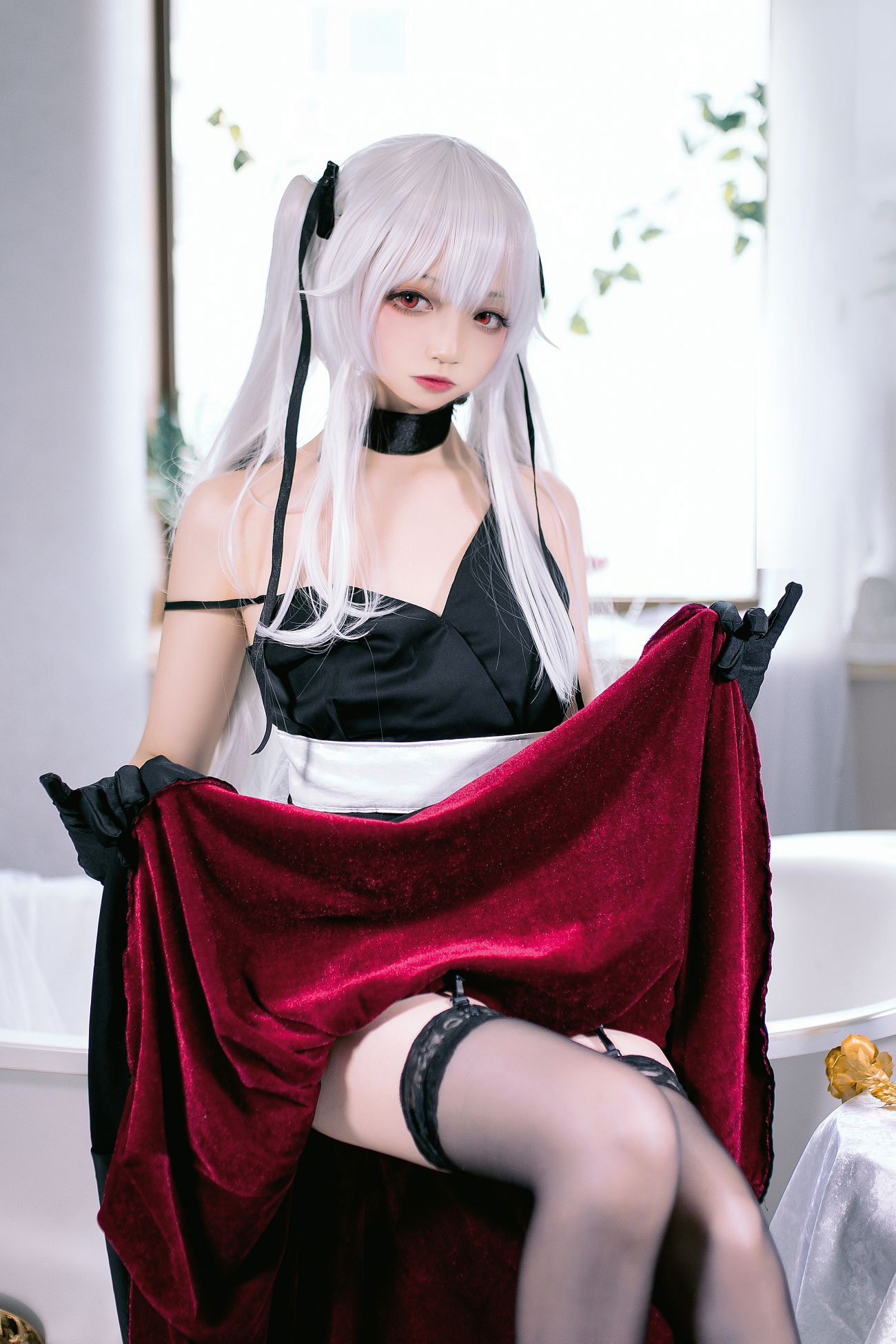 微博美少女小野寺地瓜Cosplay性感写真篝之雾枝 (5)