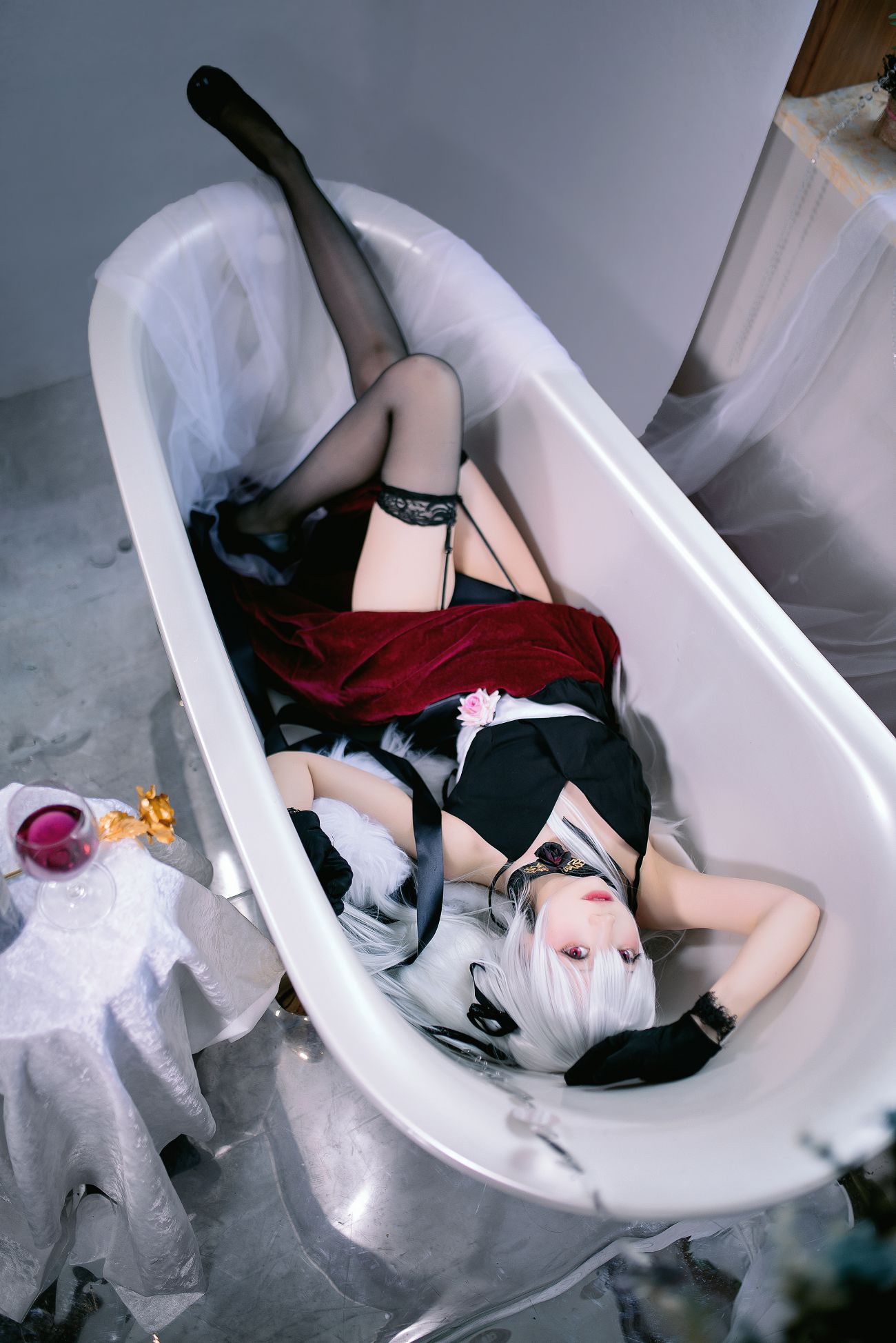 微博美少女小野寺地瓜Cosplay性感写真篝之雾枝 (10)