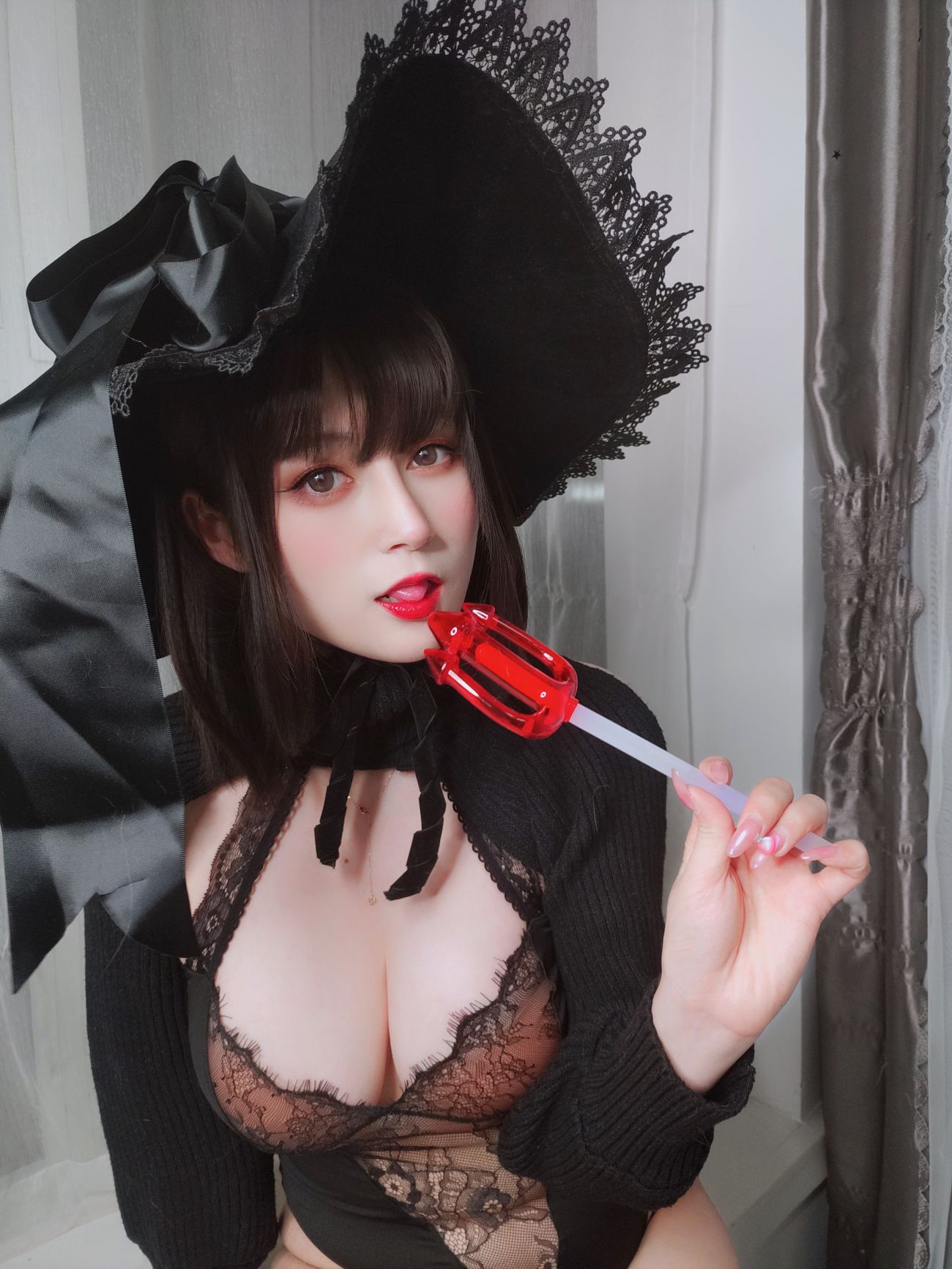 微博美少女白银81性感写真柴郡魔女 (12)