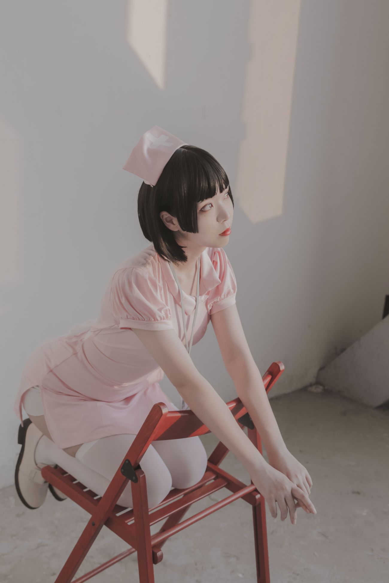 微博美少女Fushii海堂Cosplay性感写真护士 (25)