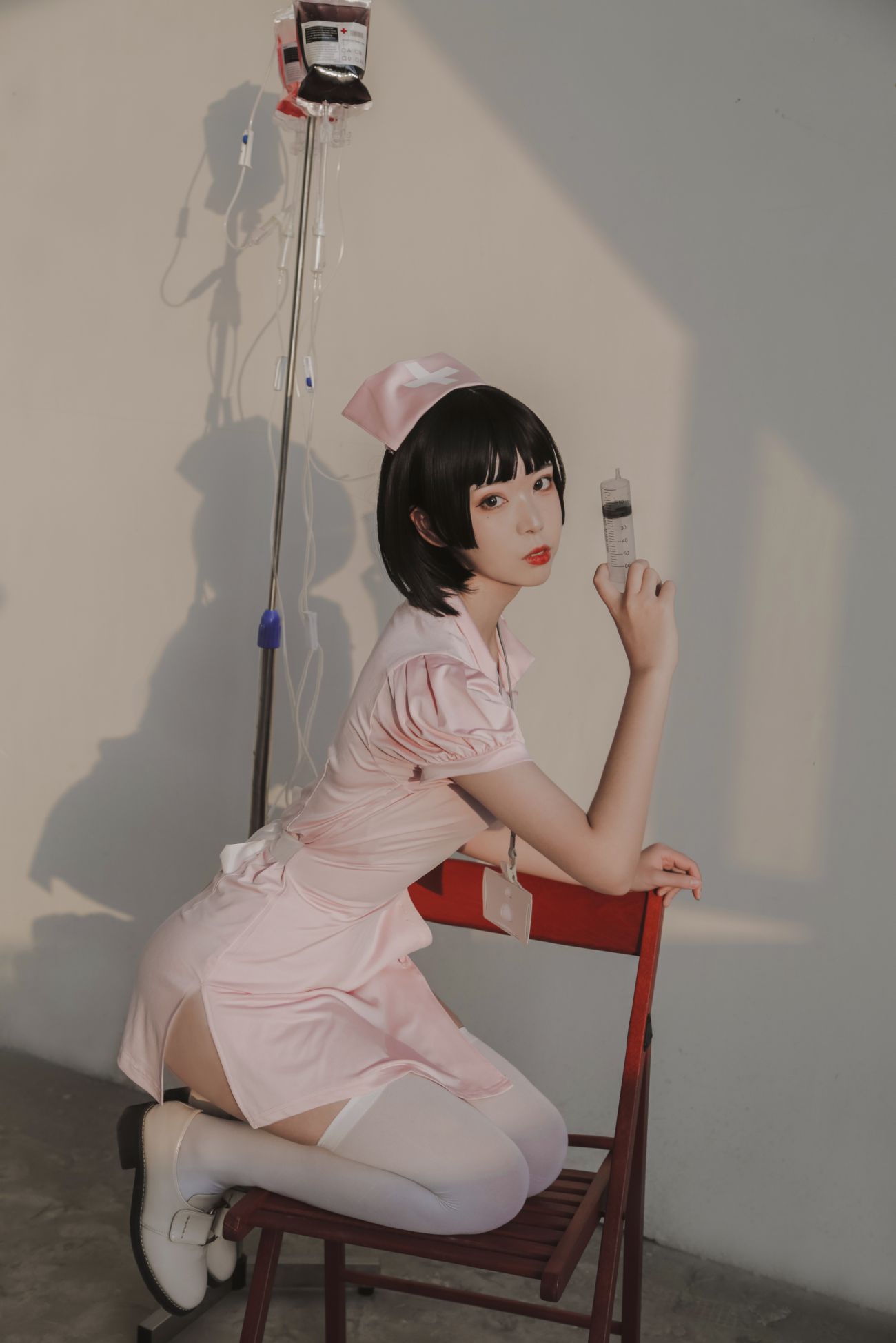 微博美少女Fushii海堂Cosplay性感写真护士 (11)