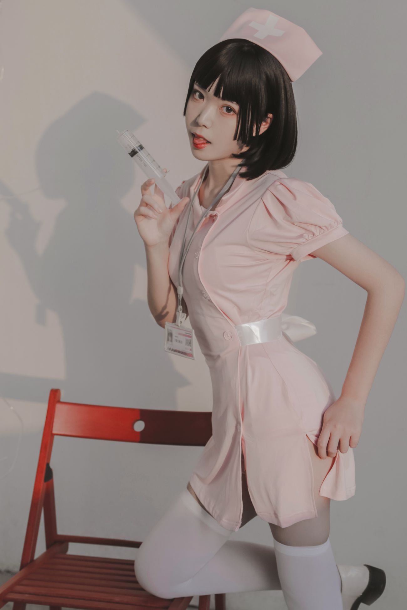 微博美少女Fushii海堂Cosplay性感写真护士 (20)