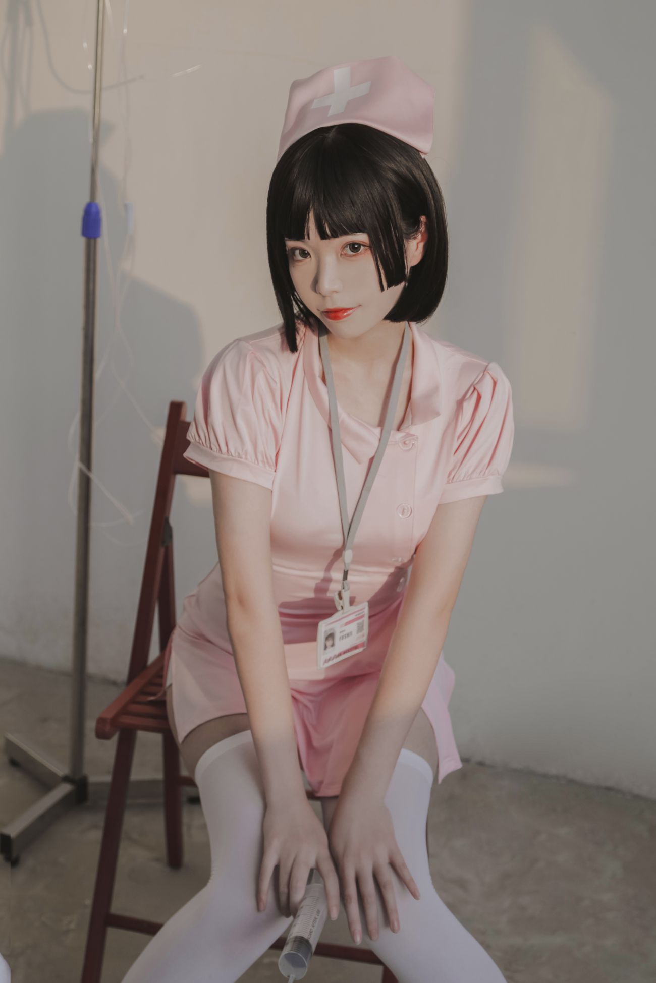 微博美少女Fushii海堂Cosplay性感写真护士 (12)