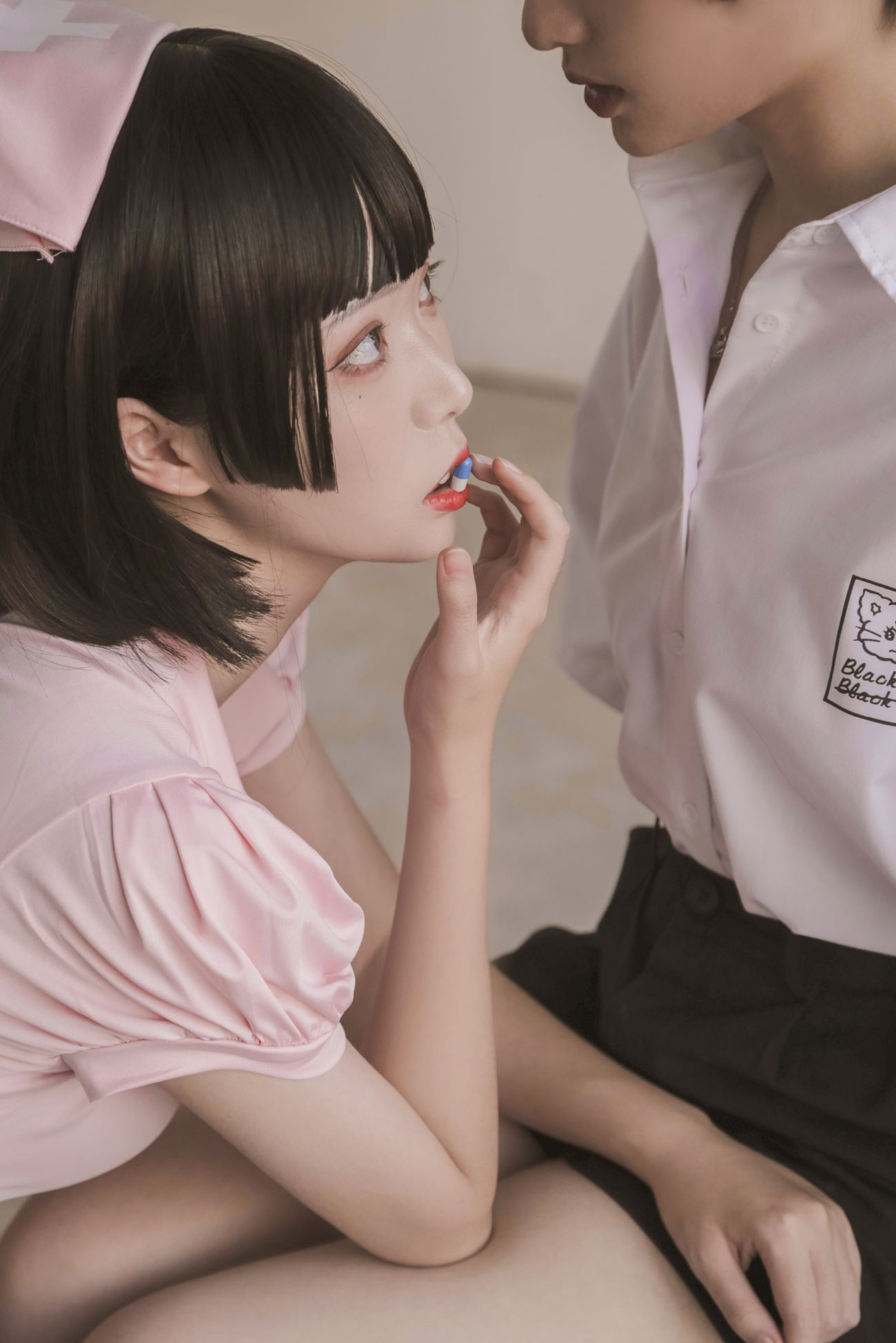 微博美少女Fushii海堂Cosplay性感写真护士 (41)