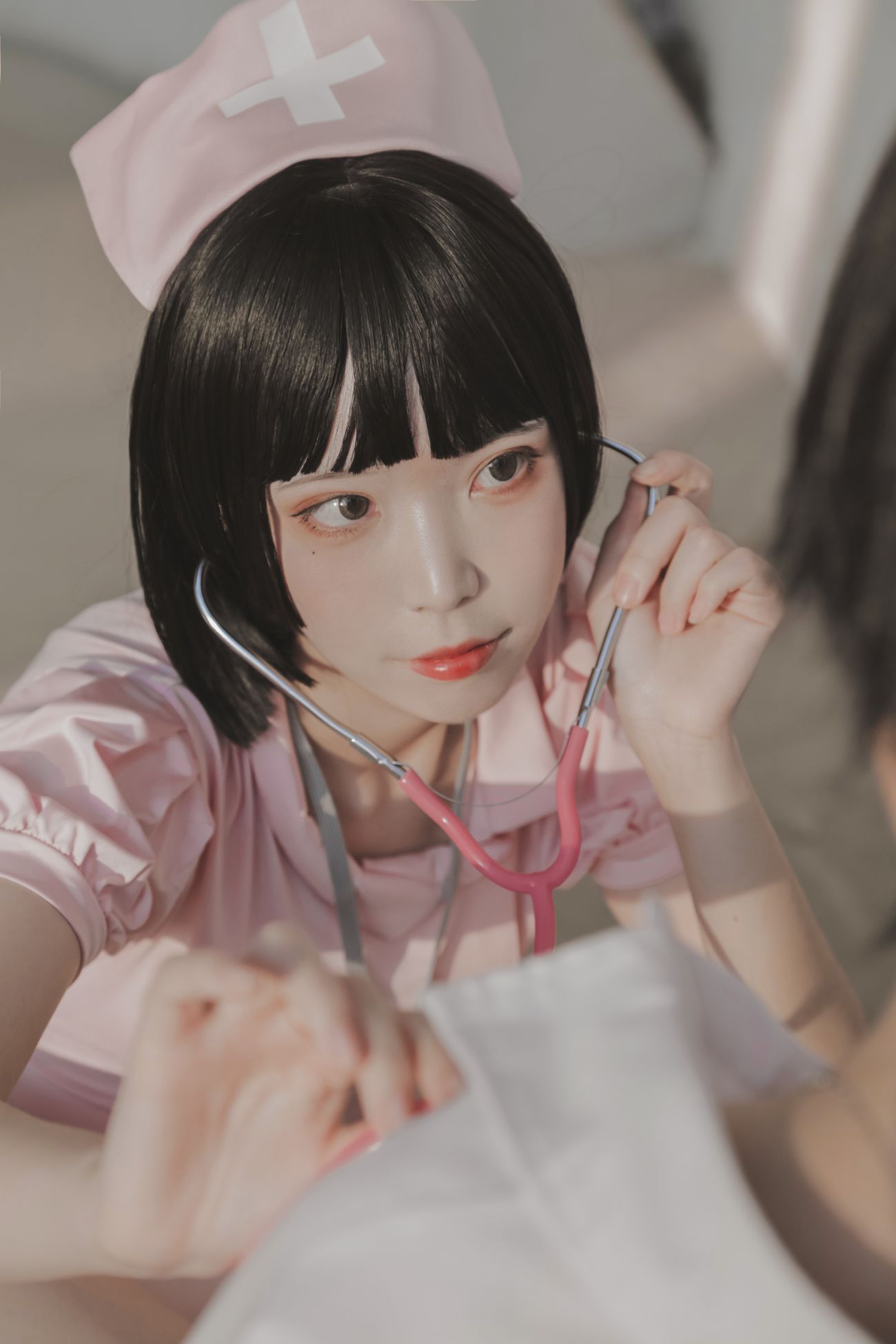 微博美少女Fushii海堂Cosplay性感写真护士 (6)