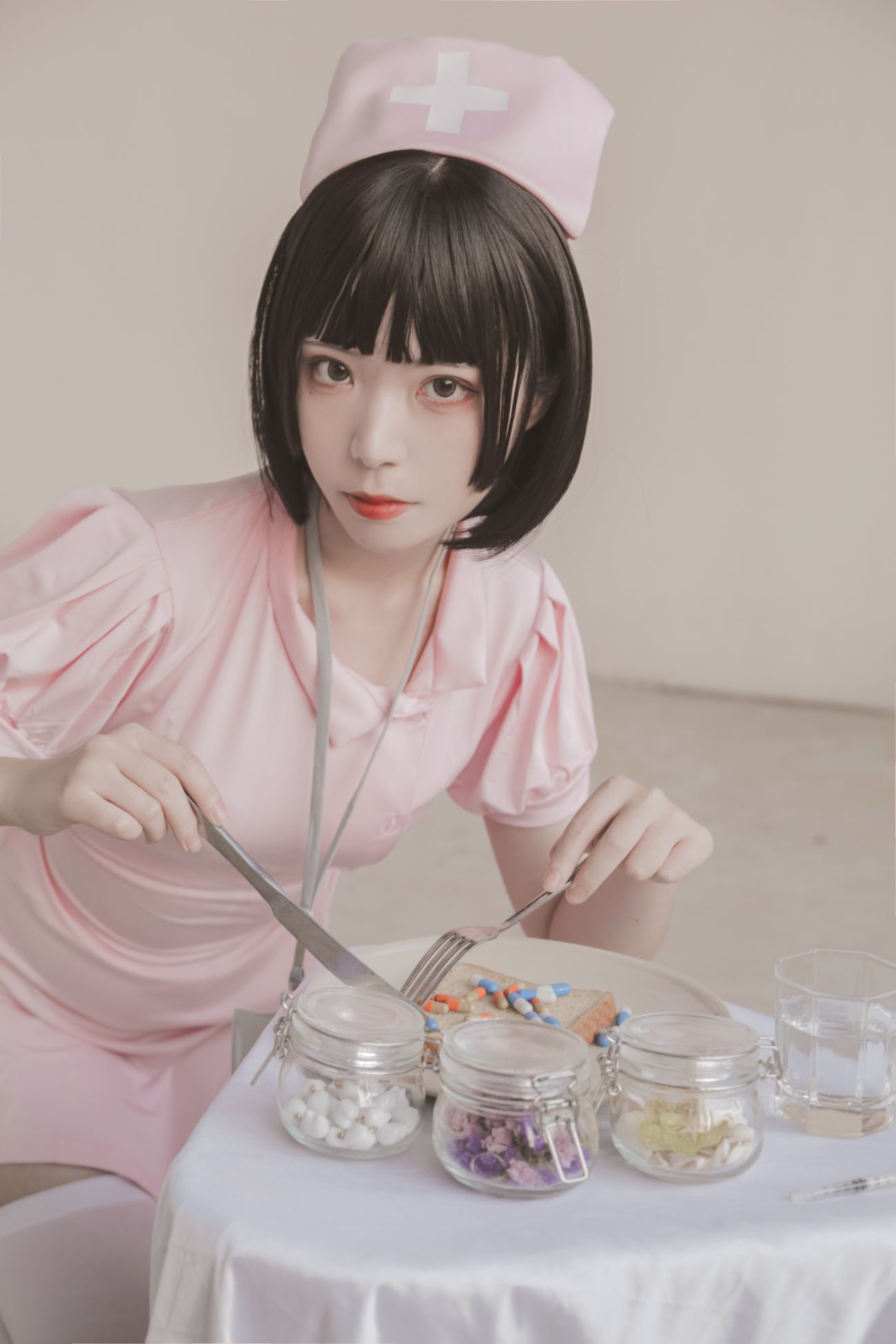 微博美少女Fushii海堂Cosplay性感写真护士 (33)