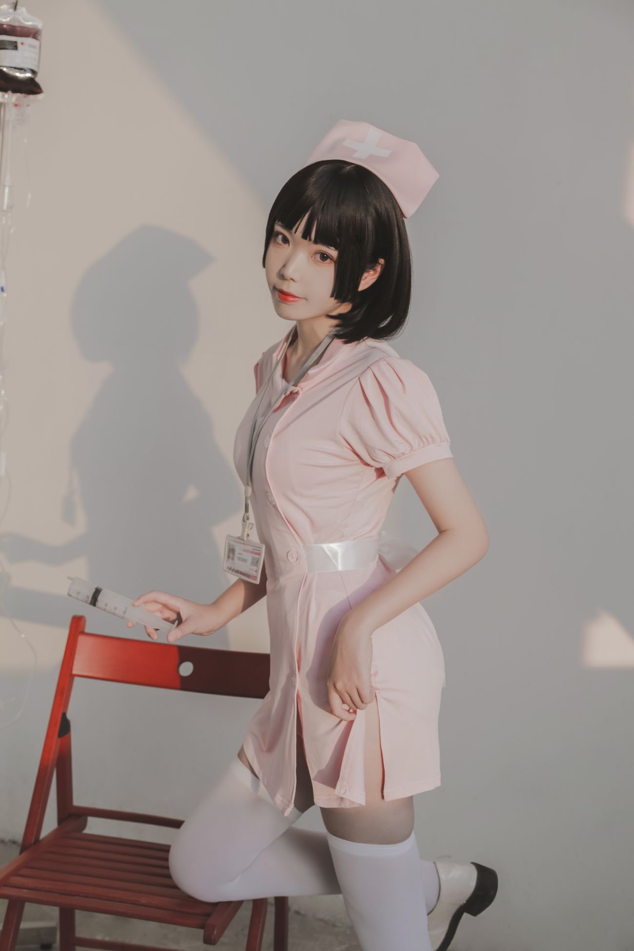 微博美少女Fushii海堂Cosplay性感写真护士 (17)
