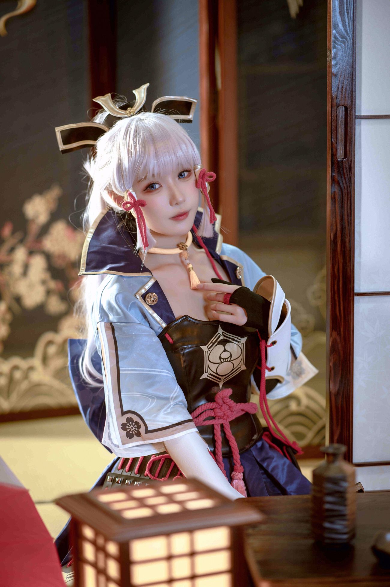 微博美少女阿包也是兔娘Cosplay性感写真神里凌华 (3)