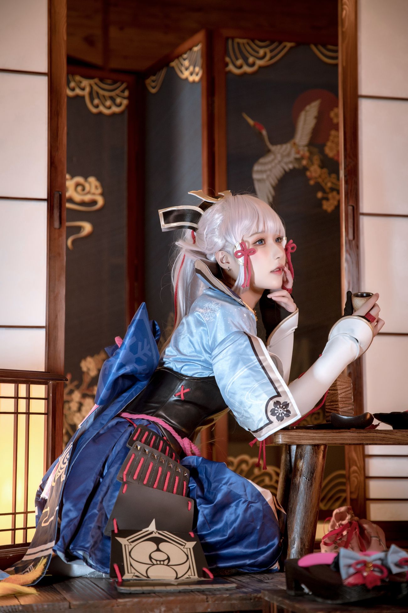 微博美少女阿包也是兔娘Cosplay性感写真神里凌华 (12)