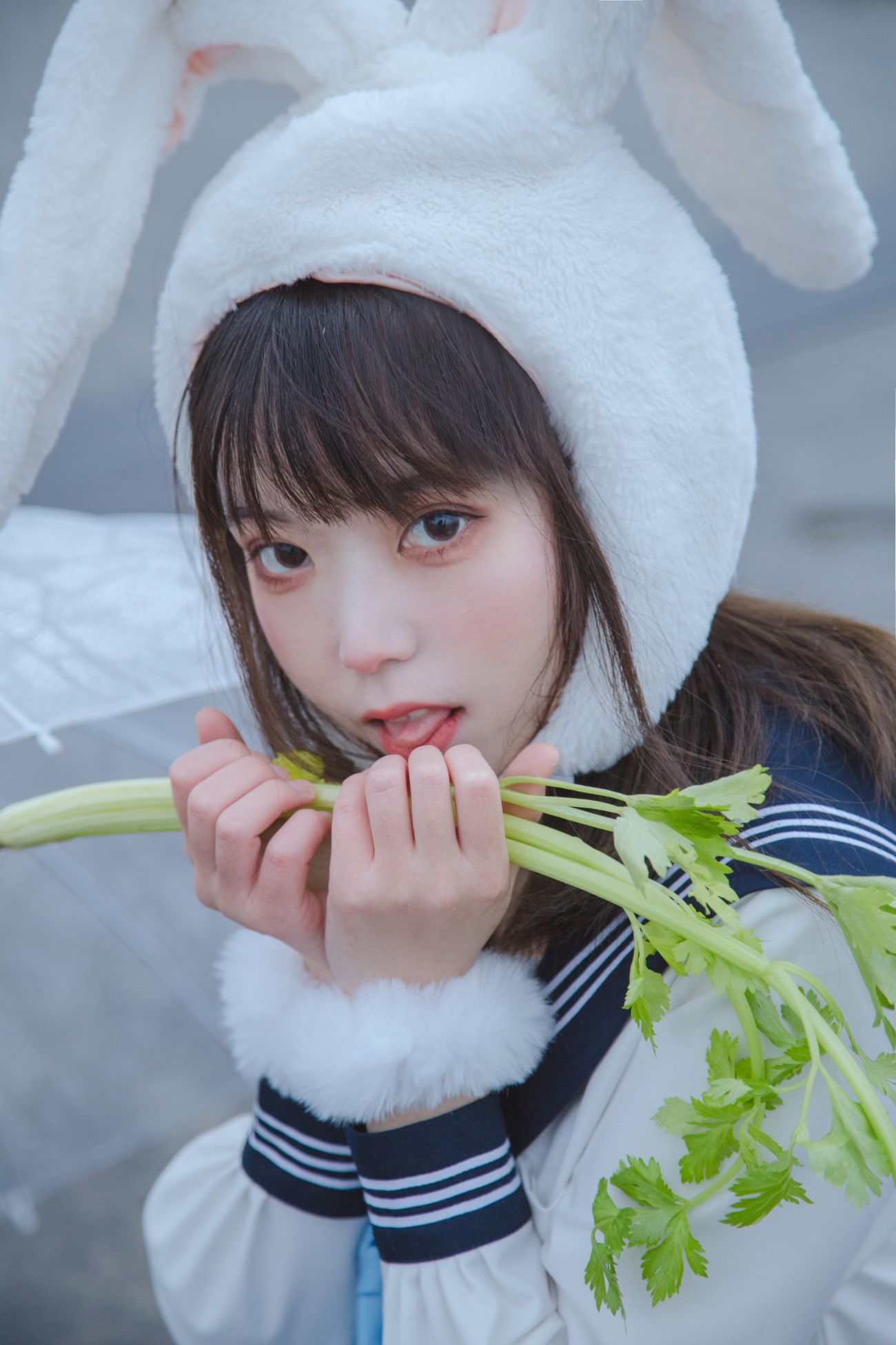 微博美少女Fushii海堂Cosplay性感写真兔兔头 (22)