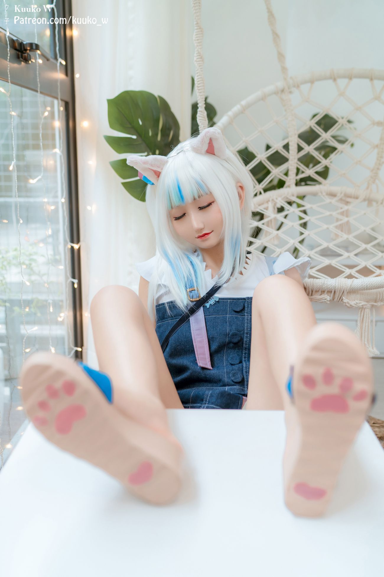 Cosplay KuukoW Kuuko クー子 Freeset Gura 15 (6)