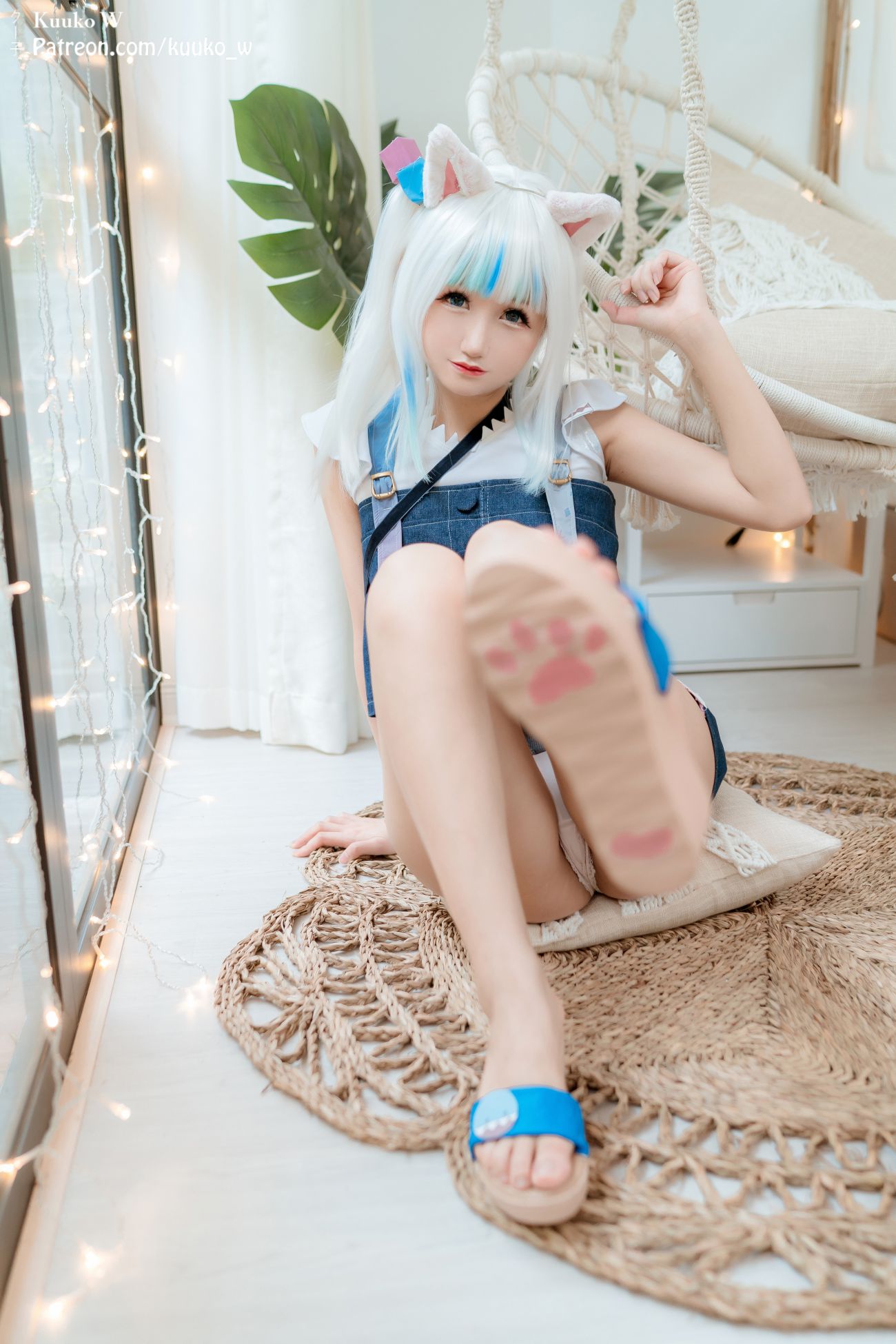 Cosplay KuukoW Kuuko クー子 Freeset Gura 15 (3)