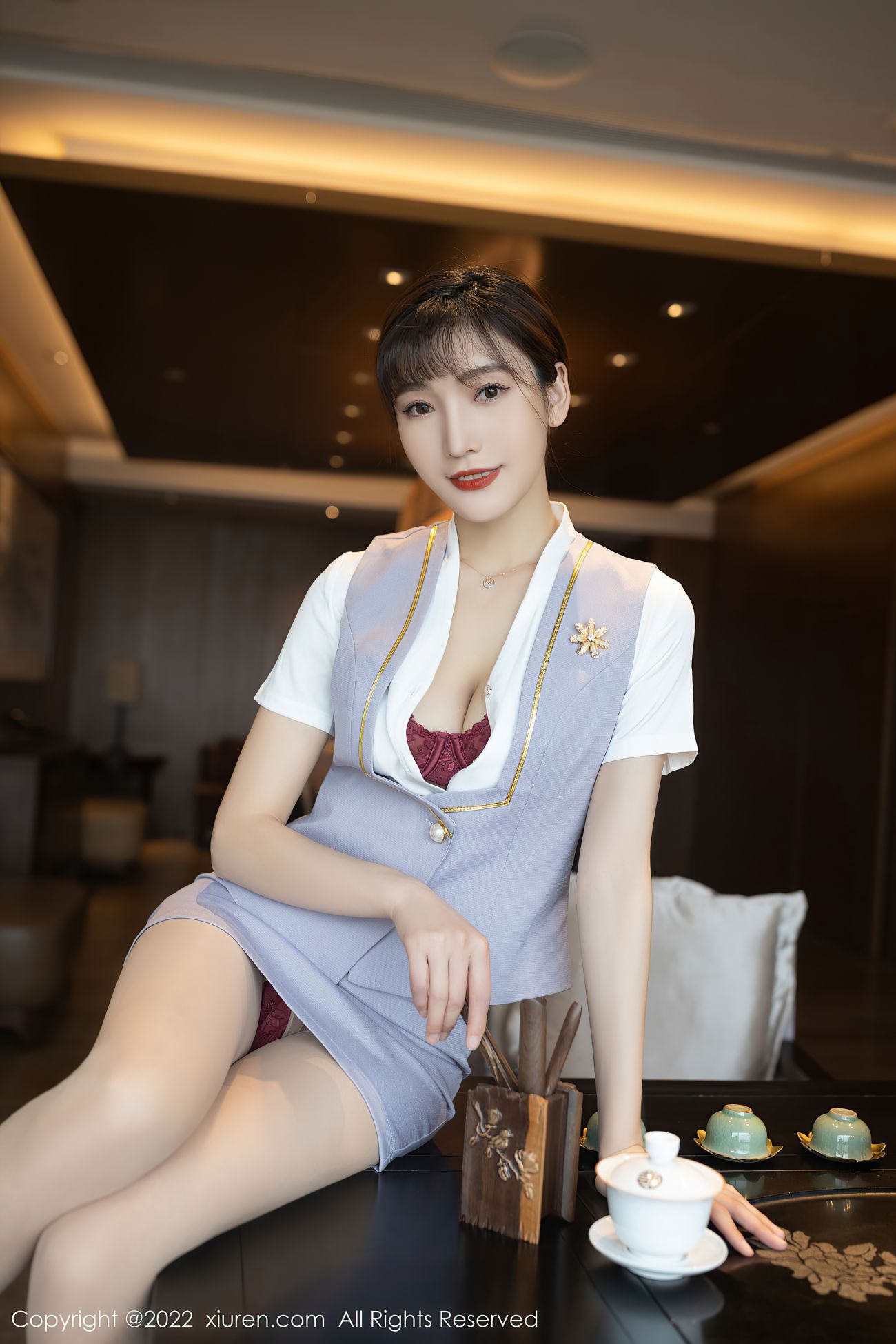 XIUREN秀人网美媛馆美女模特写真第No.4694期陆萱萱 (7)