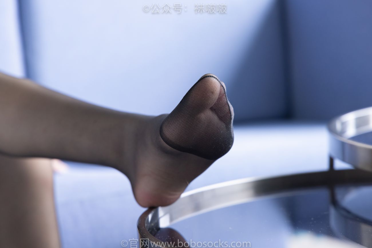 BoBoSocks袜啵啵美少女丝袜美脚写真第No.032期小甜豆平底鞋黑丝 (33)