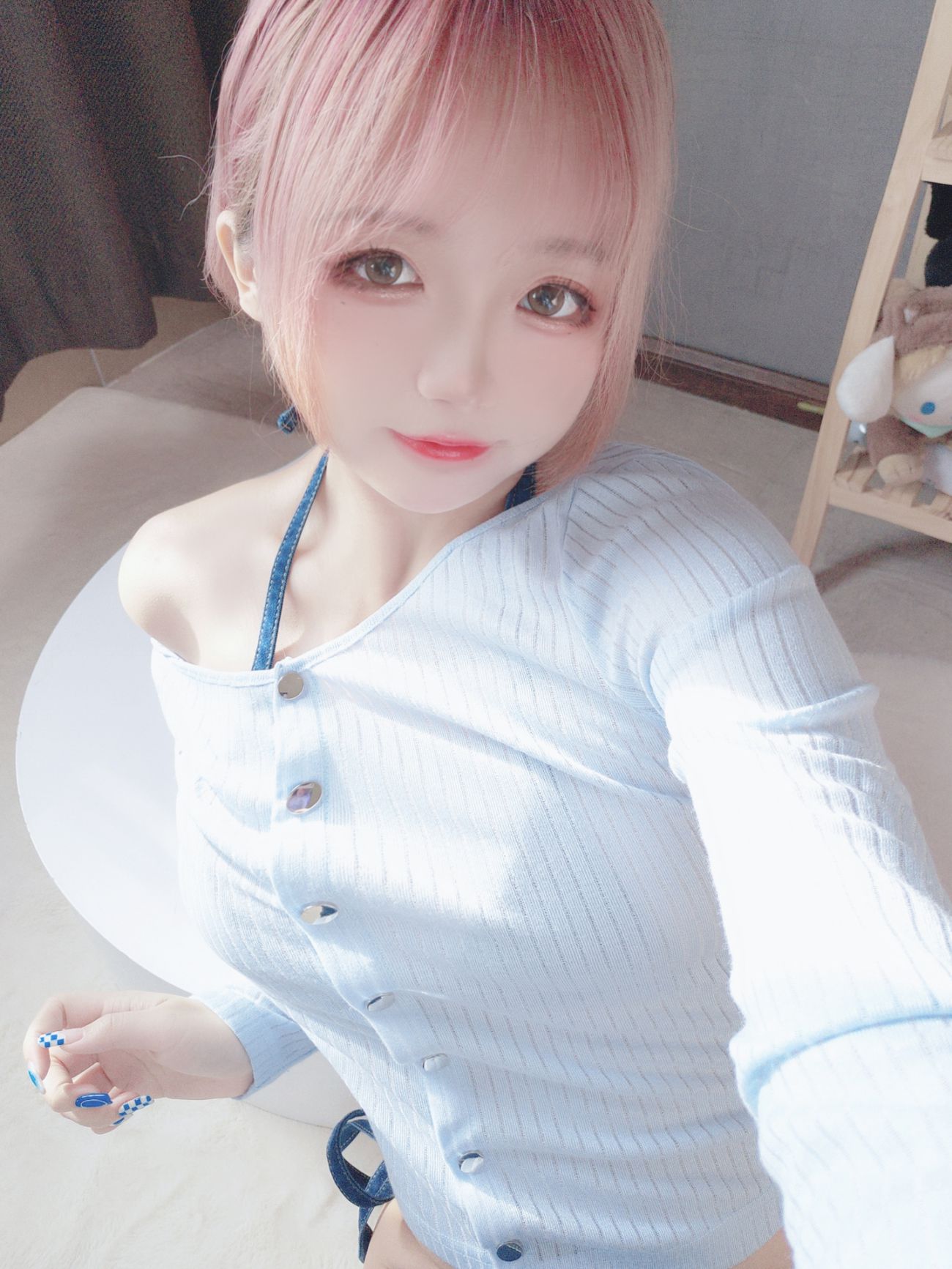 微博美少女日奈娇Cosplay性感写真牛仔裤 (19)