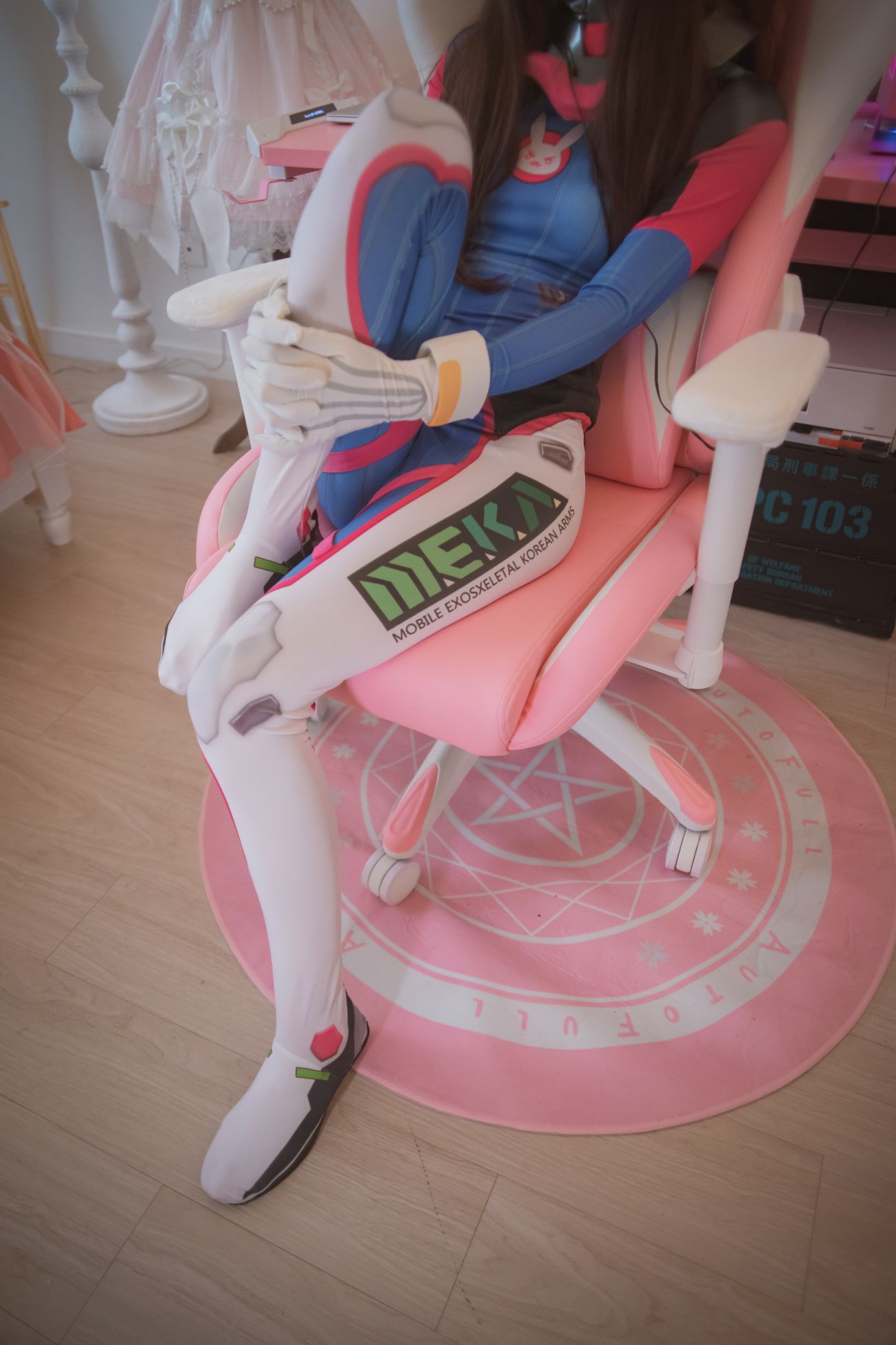 微博美少女木花琳琳是勇者Cosplay性感写真オーバーウォッチD.VA (19)