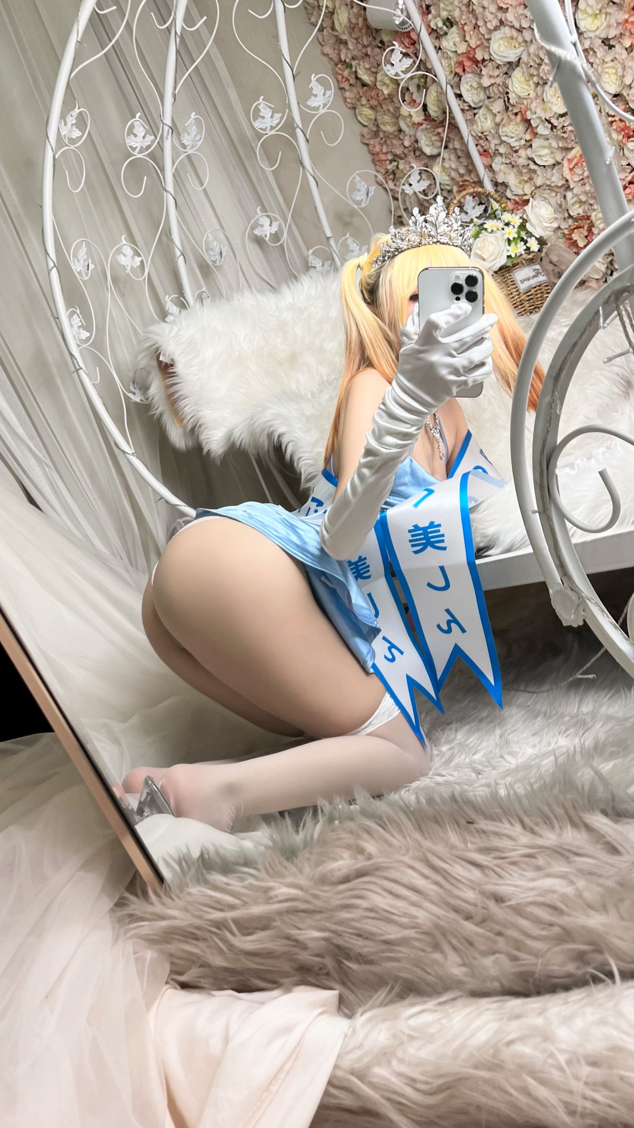 微博美少女摇摇乐yoyoCosplay性感写真闪光色 (92)