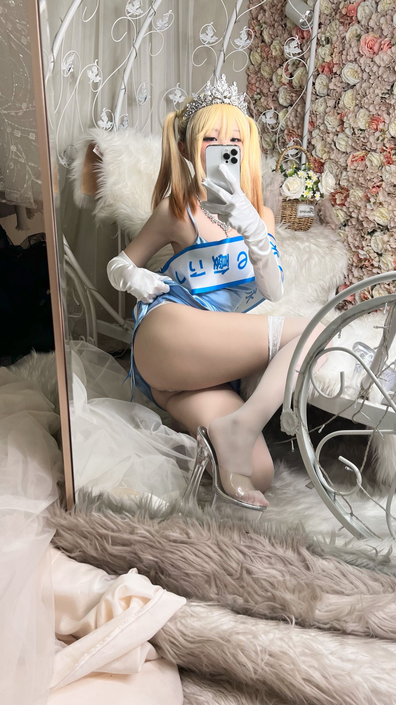 微博美少女摇摇乐yoyoCosplay性感写真闪光色 (60)