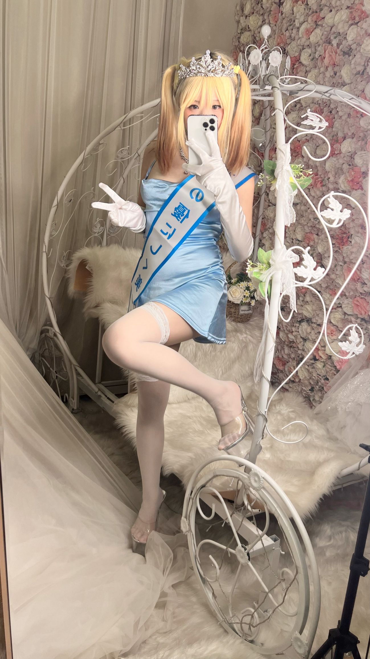 微博美少女摇摇乐yoyoCosplay性感写真闪光色 (11)