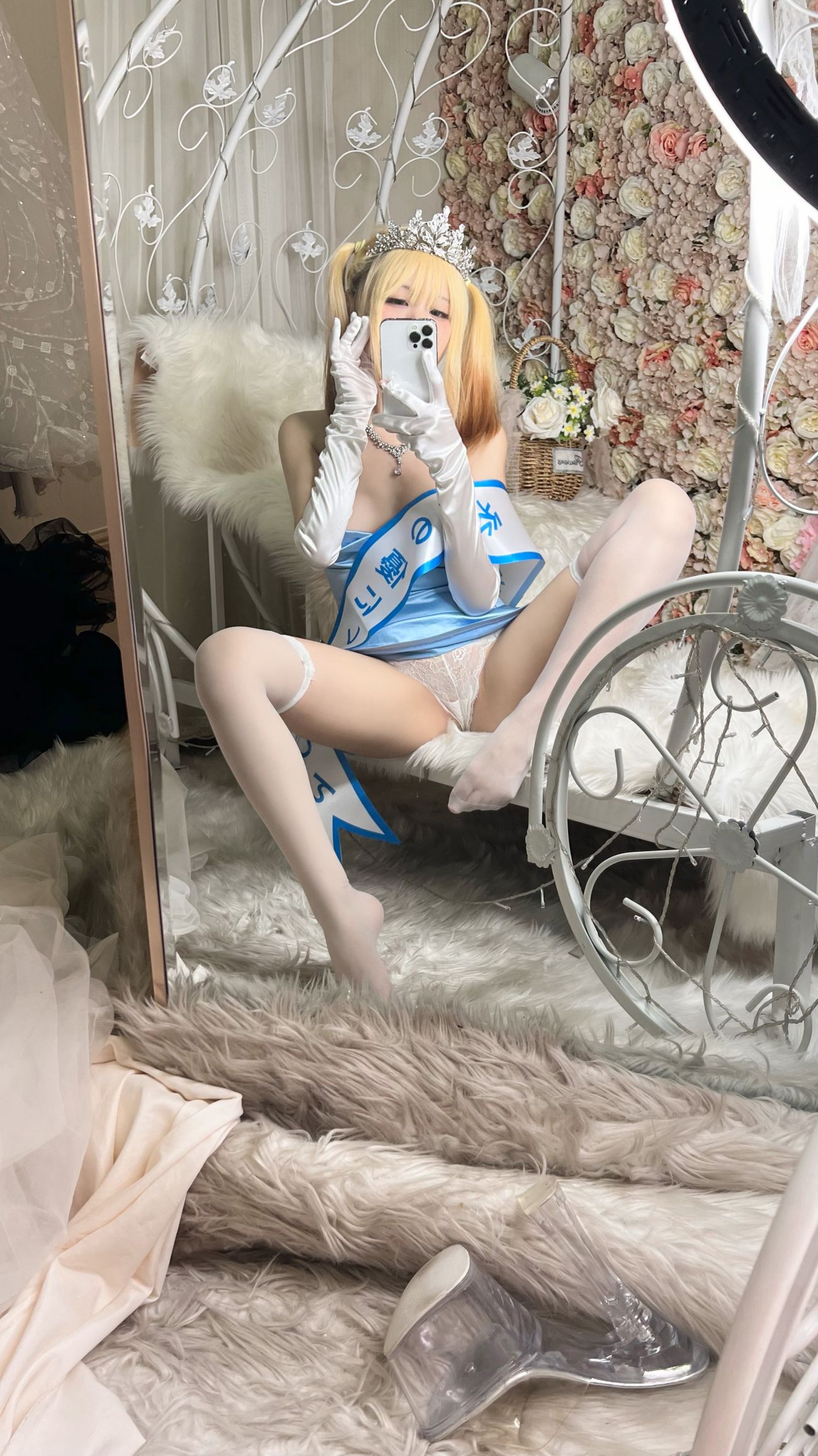 微博美少女摇摇乐yoyoCosplay性感写真闪光色 (97)