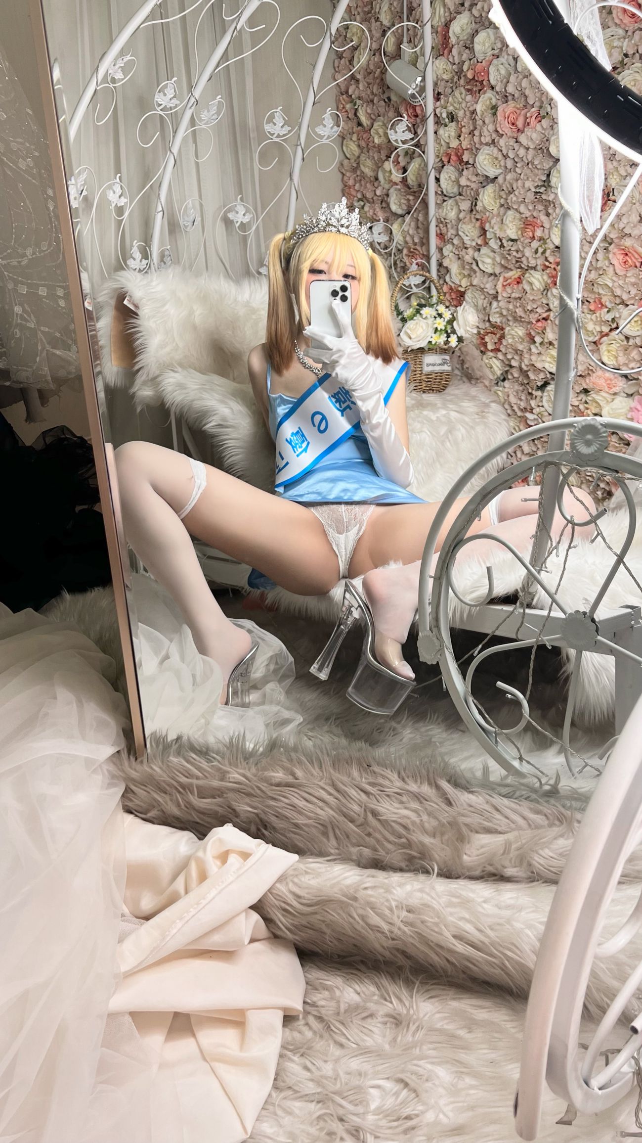 微博美少女摇摇乐yoyoCosplay性感写真闪光色 (57)