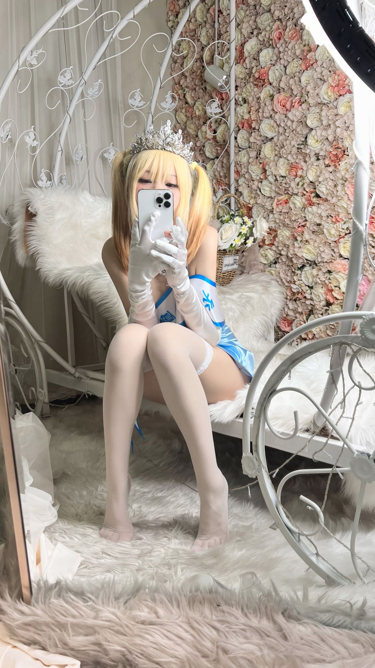 微博美少女摇摇乐yoyoCosplay性感写真闪光色 (14)