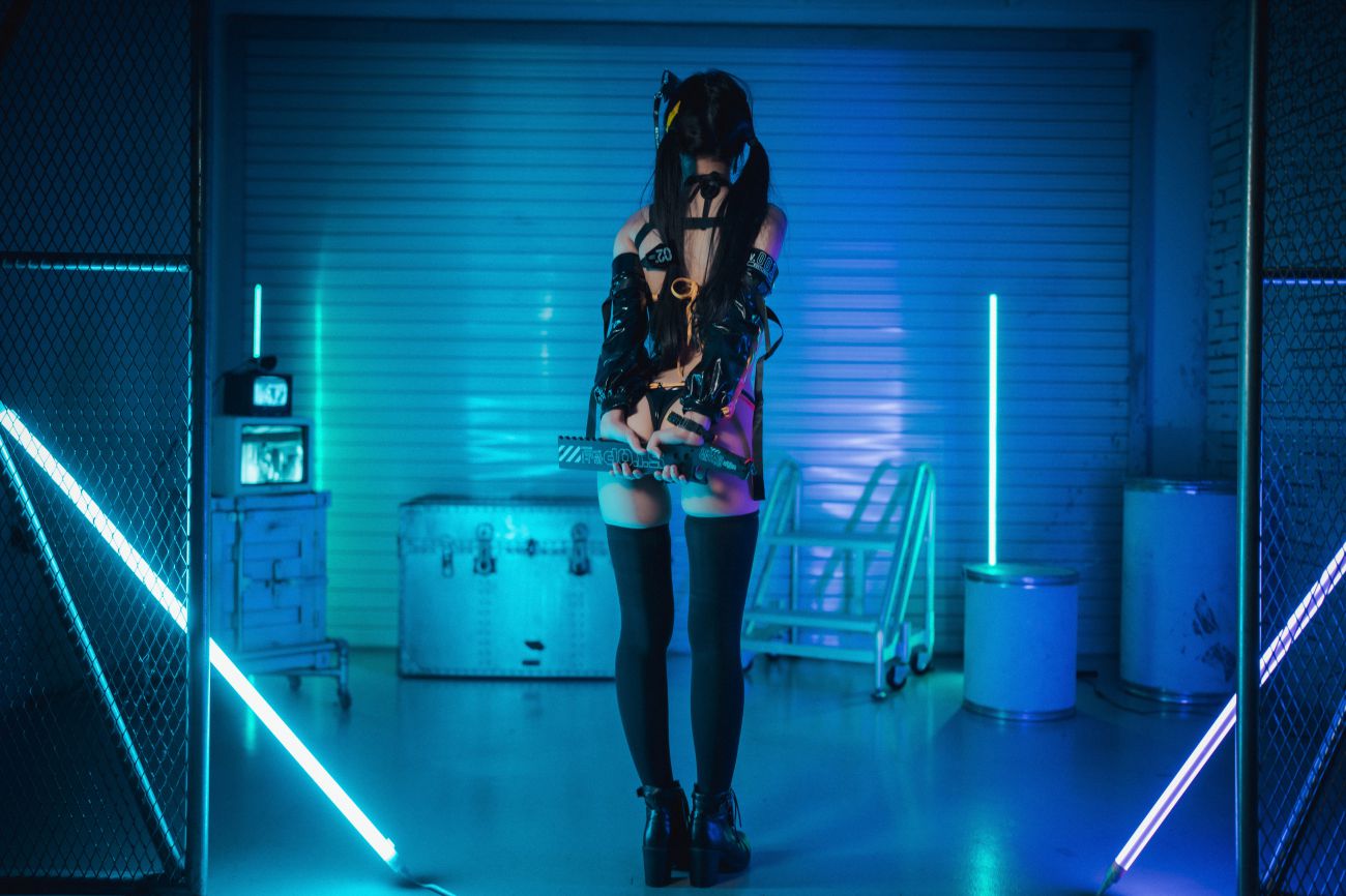 微博美少女DJAWA性感写真Jenny Cyber Cat Normal (19)