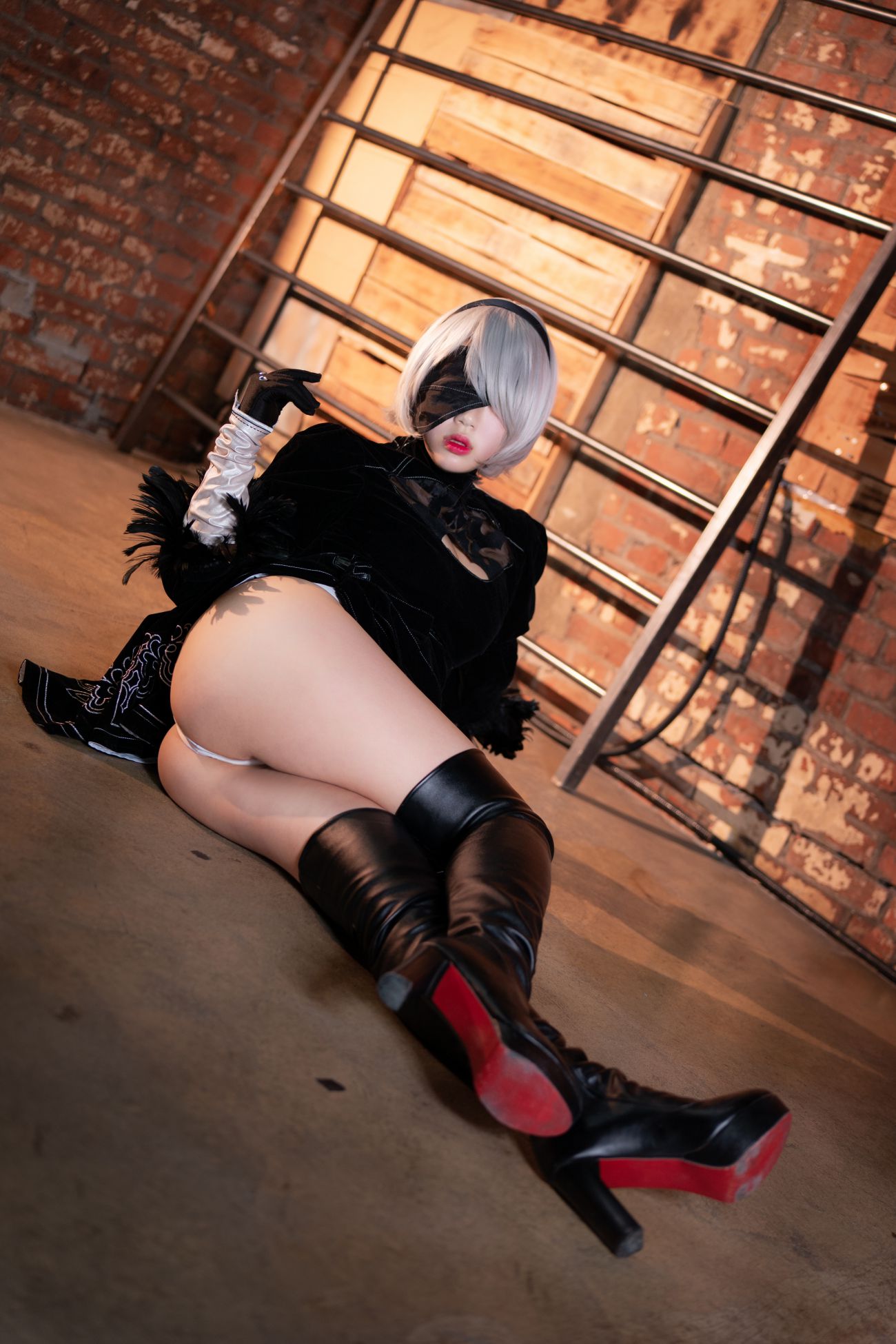 微博美少女CreamSoda性感写真 Baegle Nier 2B (6)