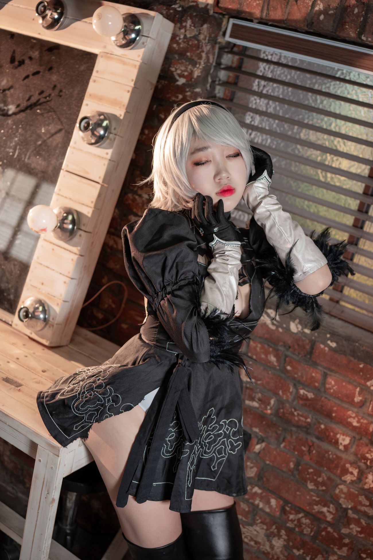 微博美少女CreamSoda性感写真 Baegle Nier 2B (18)