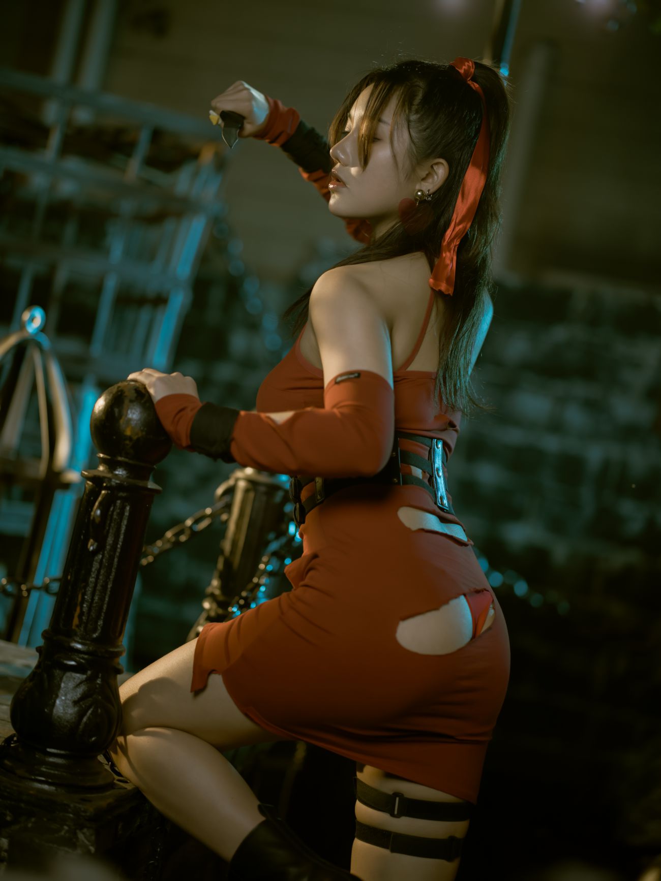 微博美少女夏小秋秋秋性感Cosplay写真忍者的刺杀 (16)