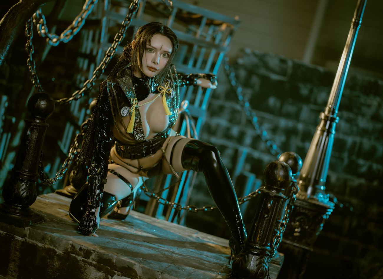 微博美少女夏小秋秋秋性感Cosplay写真忍者的刺杀 (43)