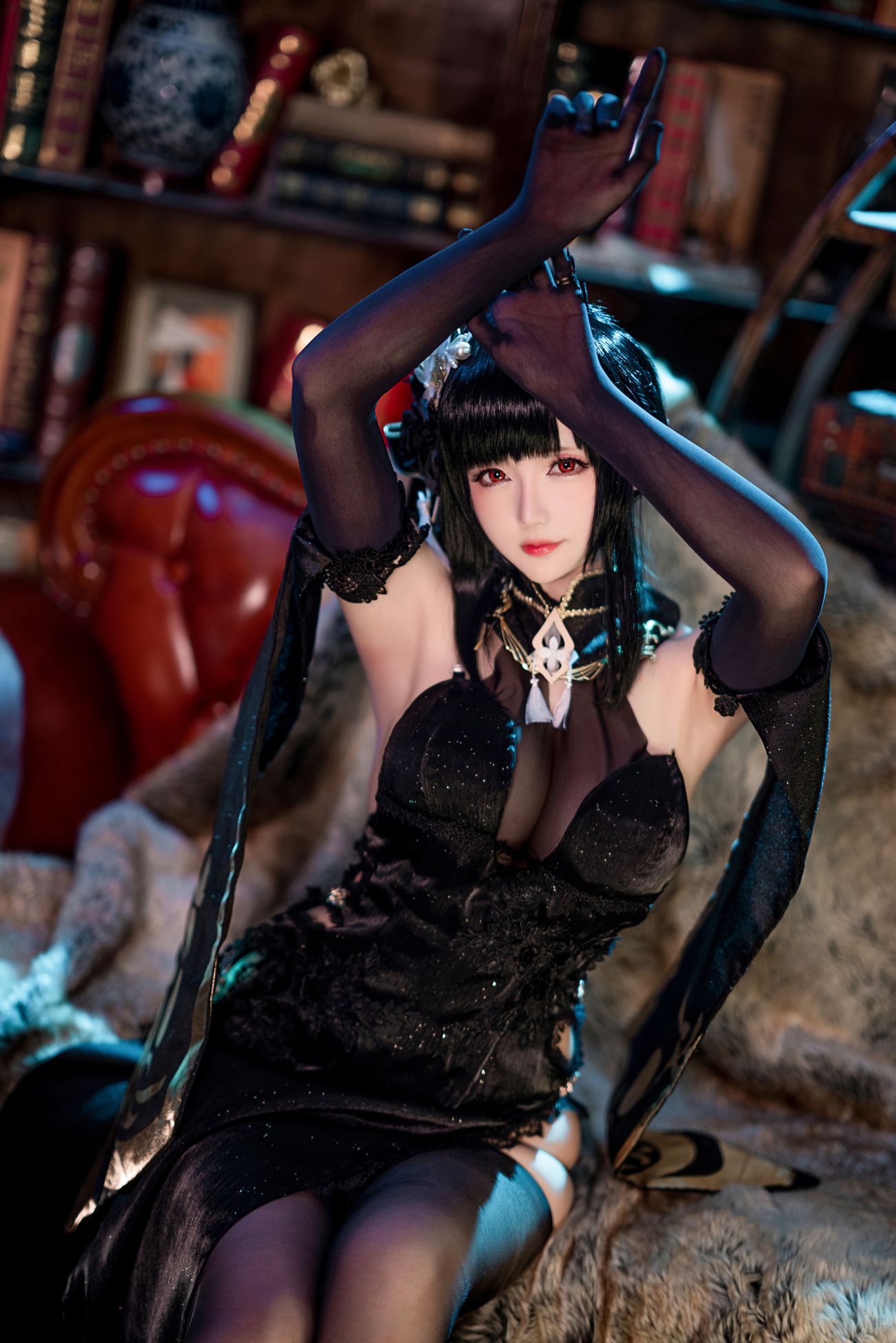 微博美少女星之迟迟性感Cosplay写真 Darling 镇海奇奢华苑 (4)