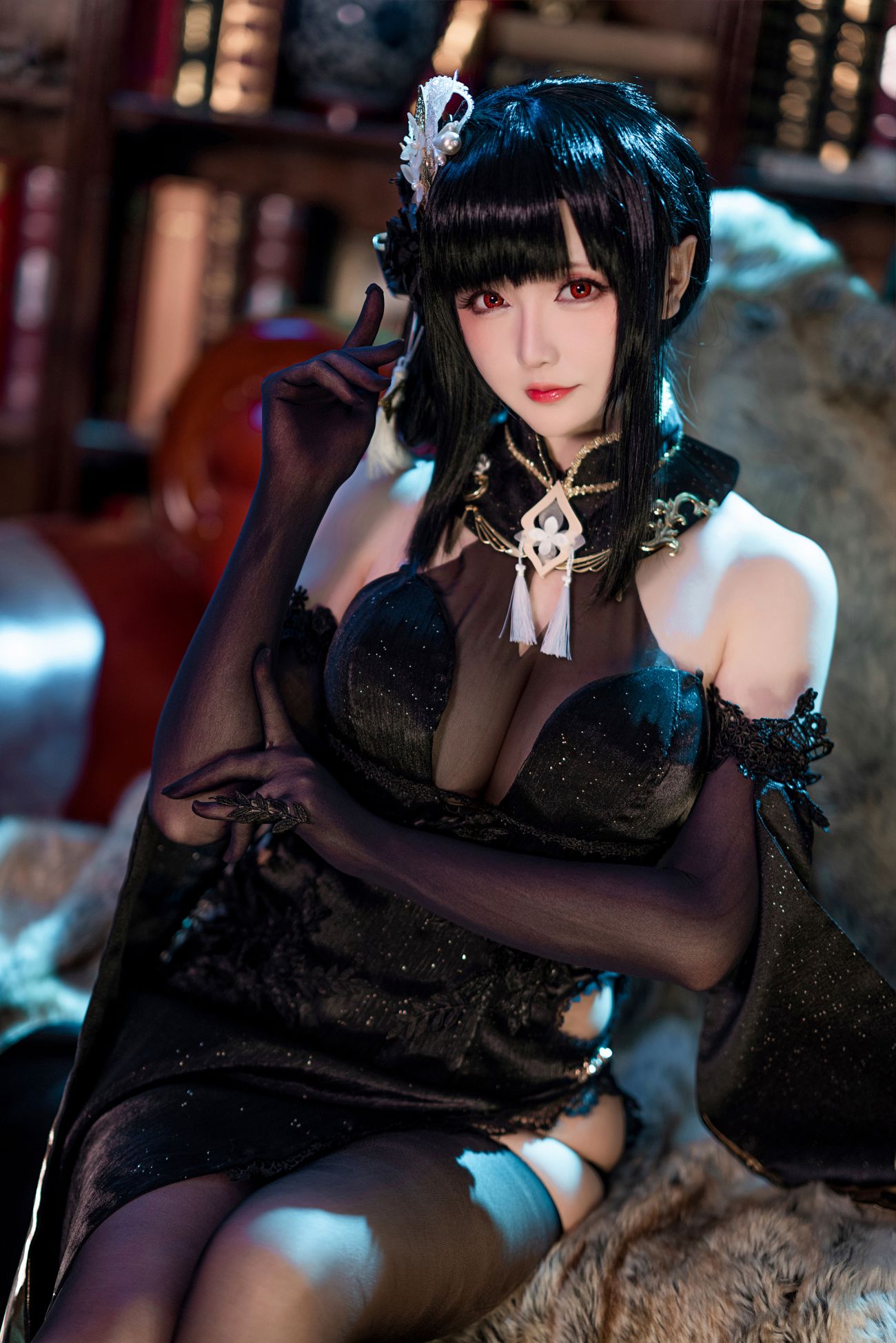 微博美少女星之迟迟性感Cosplay写真 Darling 镇海奇奢华苑 (2)