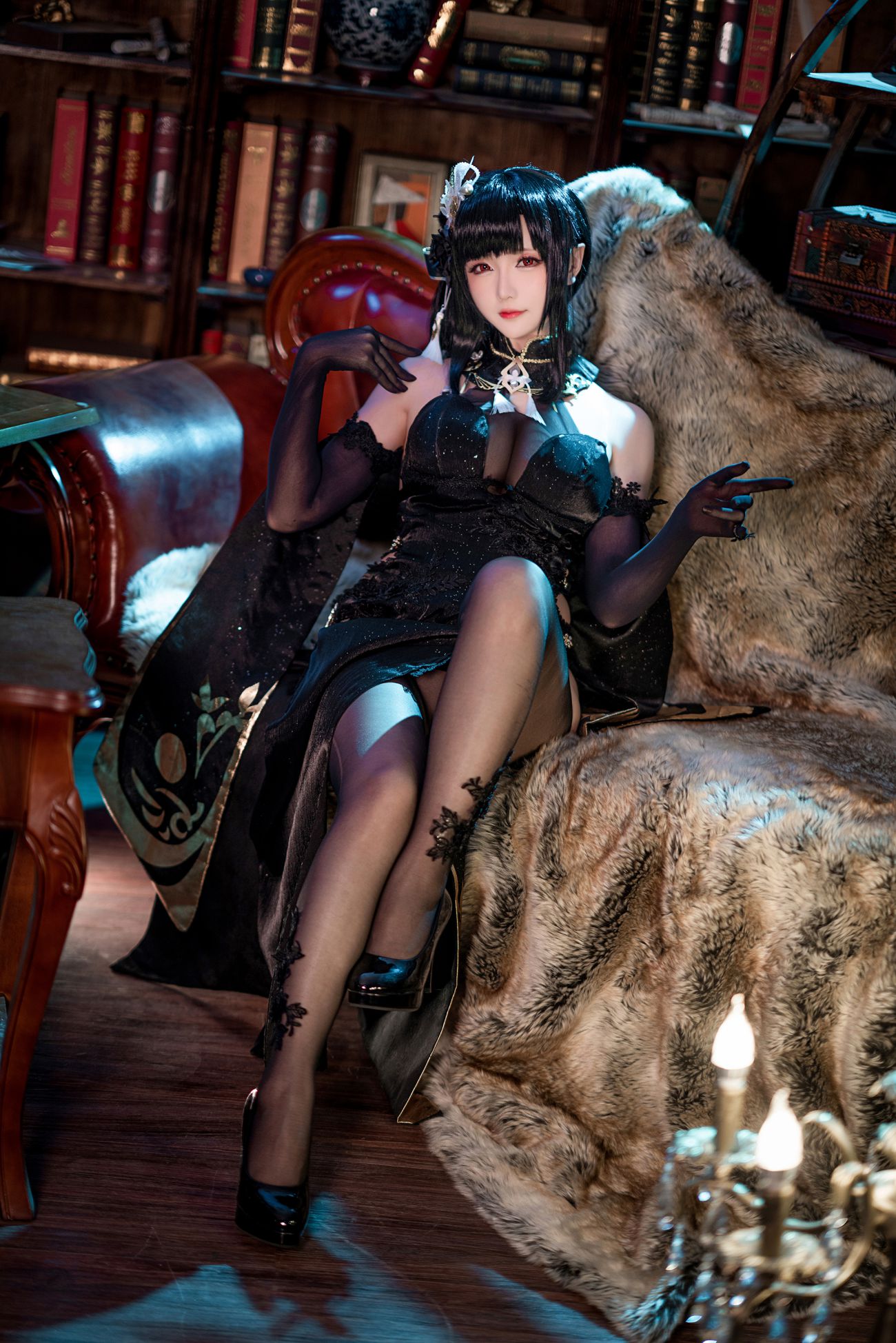 微博美少女星之迟迟性感Cosplay写真 Darling 镇海奇奢华苑 (6)