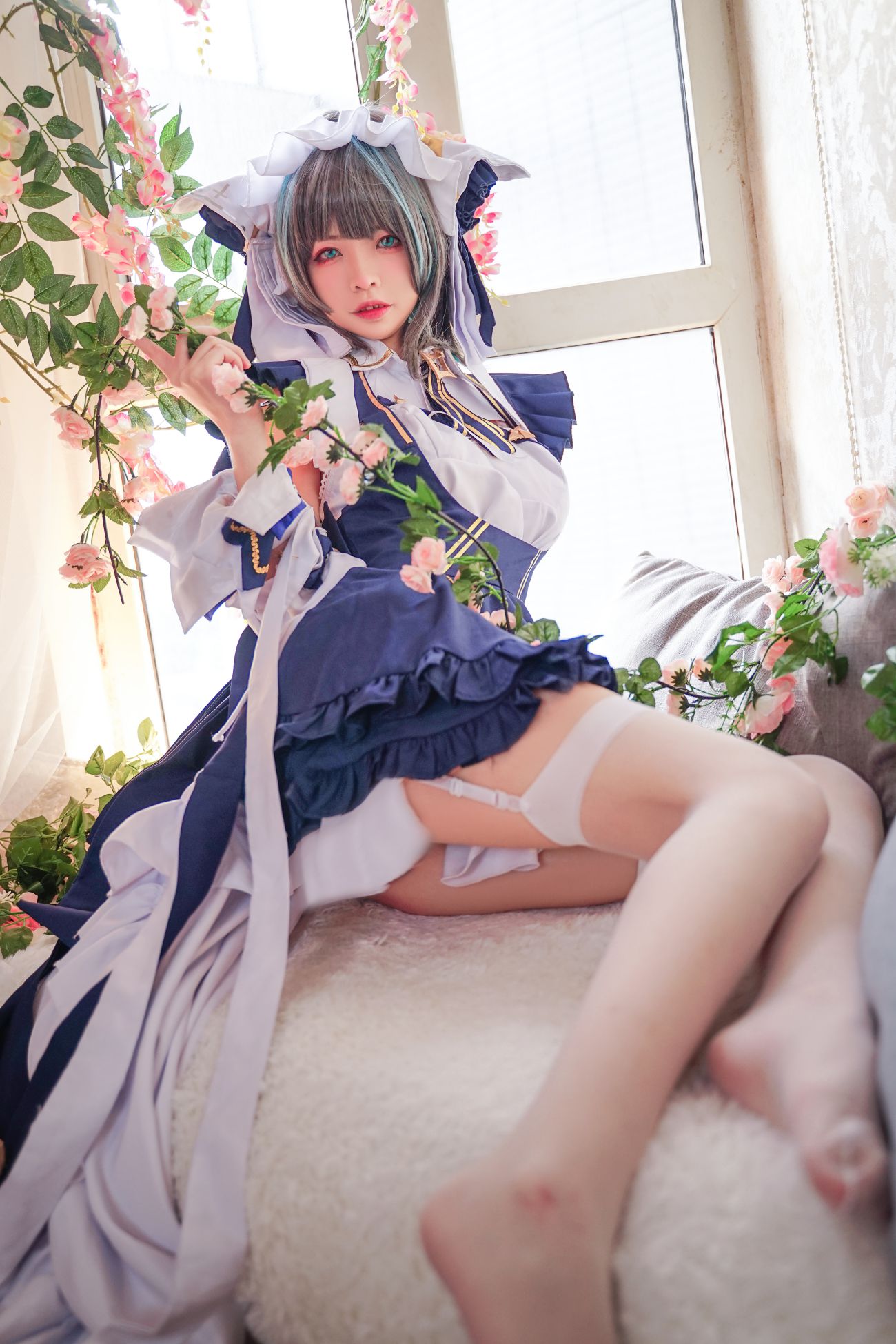 微博美少女可可老师性感Cosplay写真柴郡 (17)