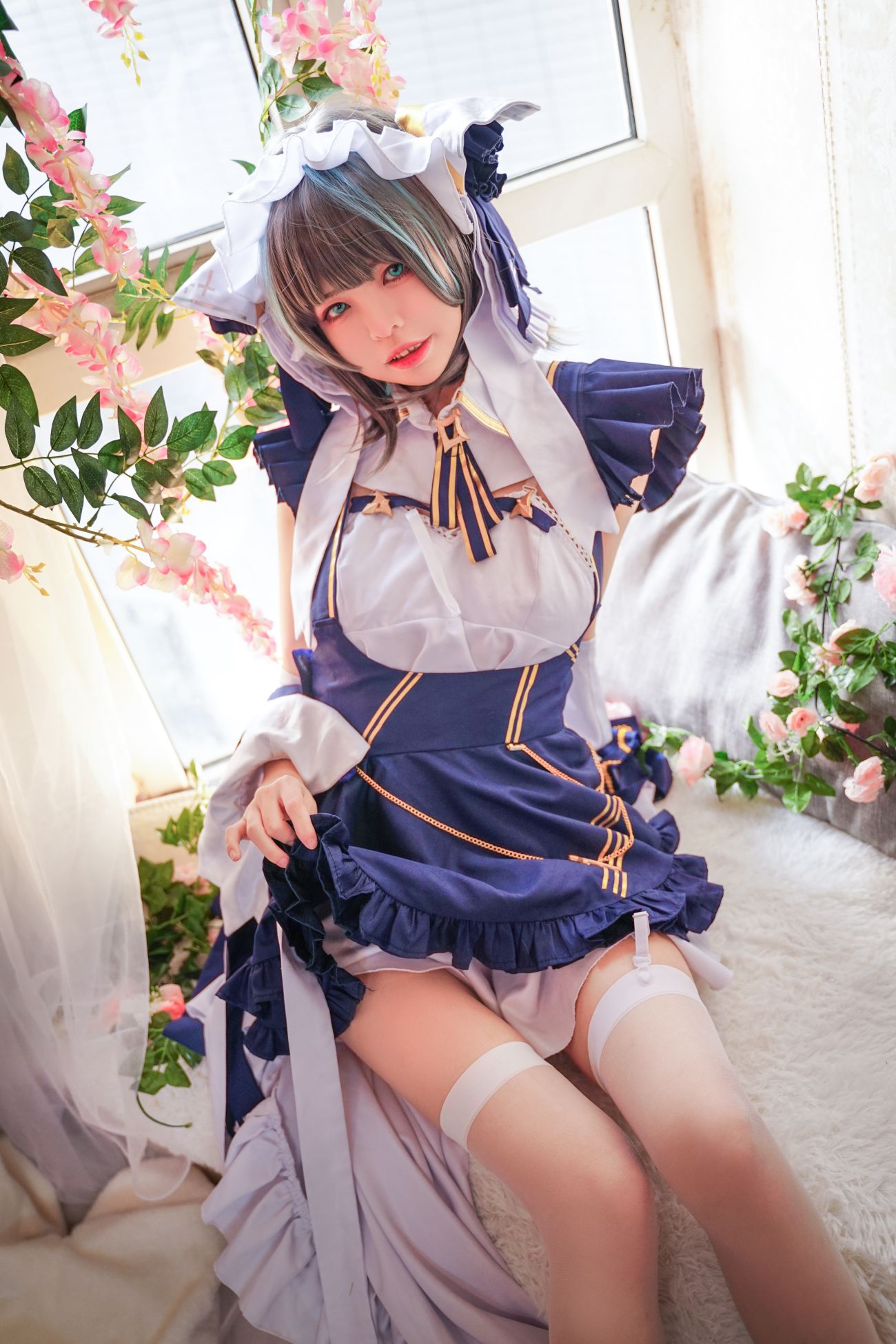 微博美少女可可老师性感Cosplay写真柴郡 (15)