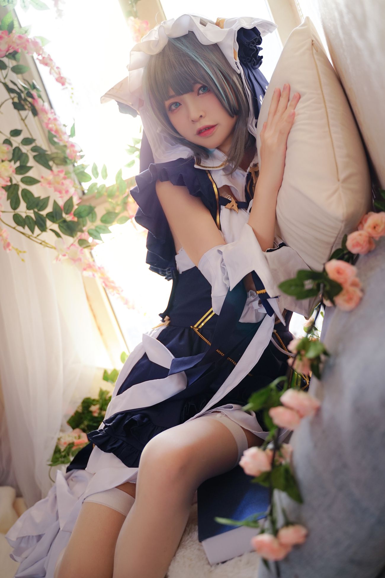 微博美少女可可老师性感Cosplay写真柴郡 (12)