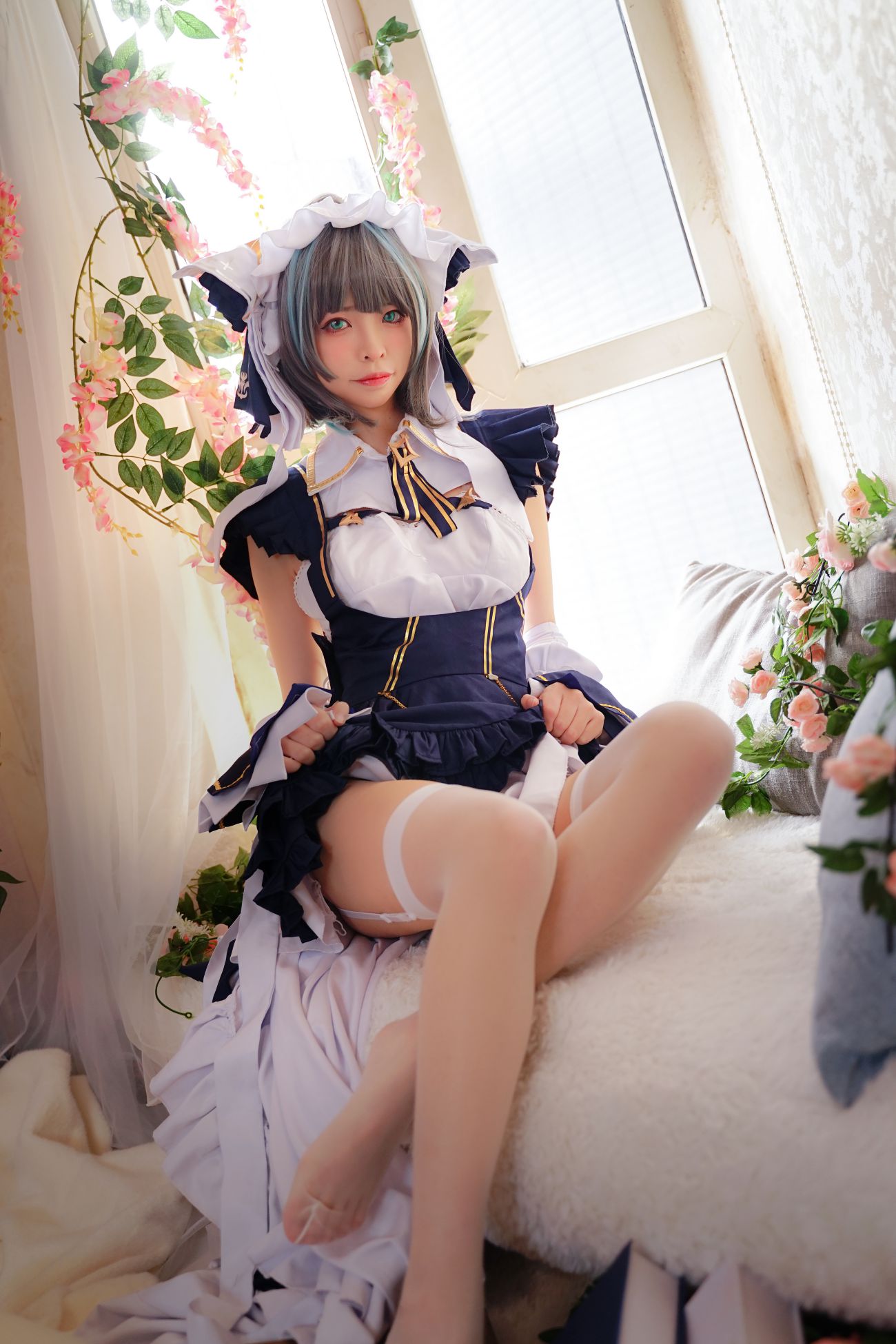 微博美少女可可老师性感Cosplay写真柴郡 (14)