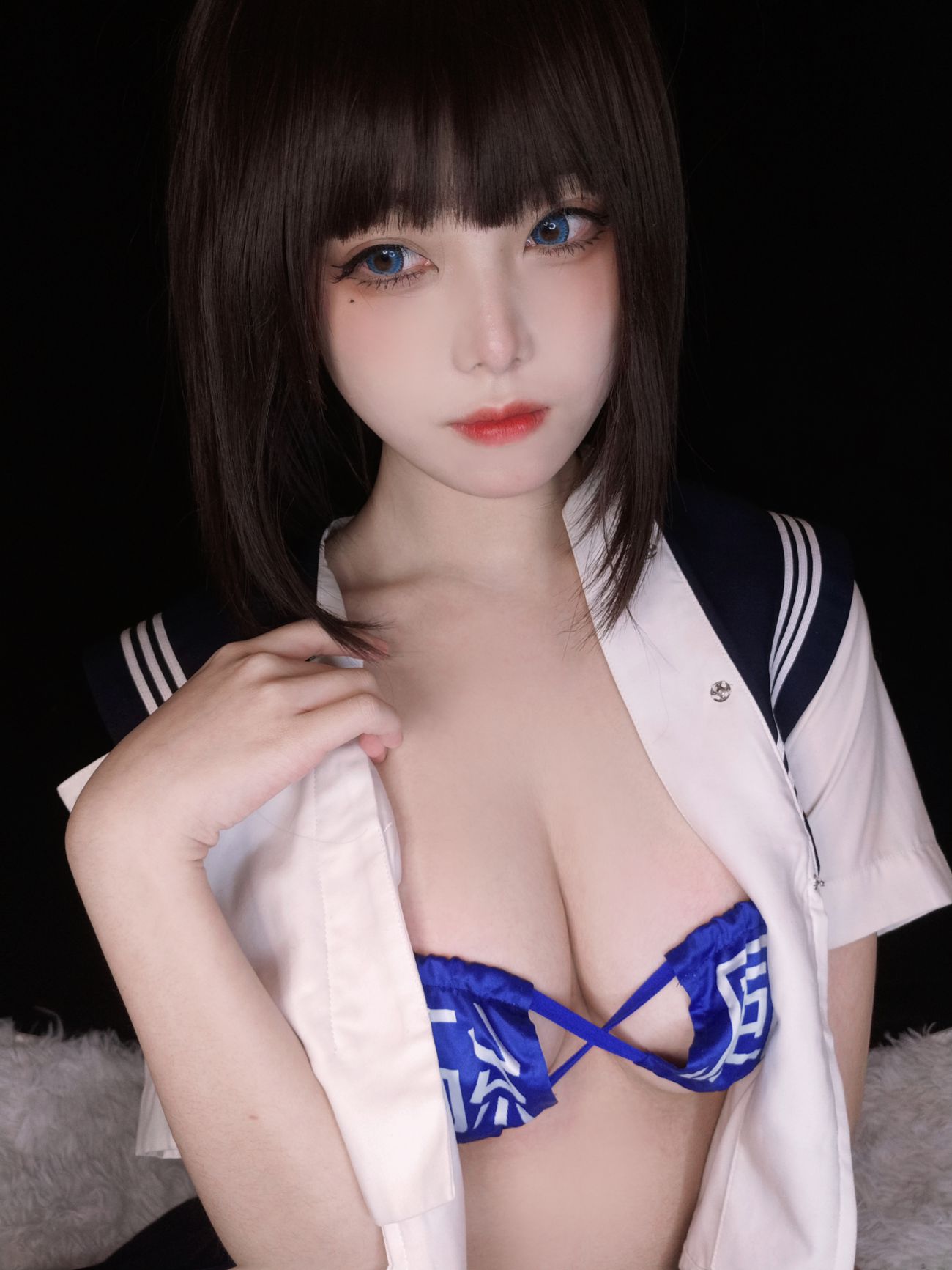 微博美少女蜜汁猫裘性感Cosplay写真坏学妹自拍 (31)