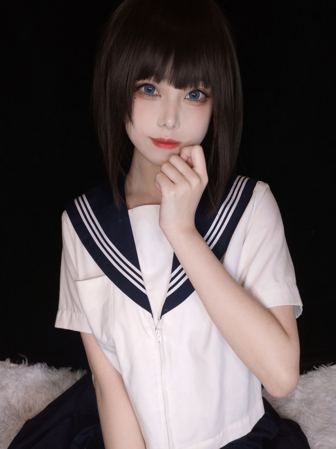 微博美少女蜜汁猫裘性感Cosplay写真坏学妹自拍 (38)