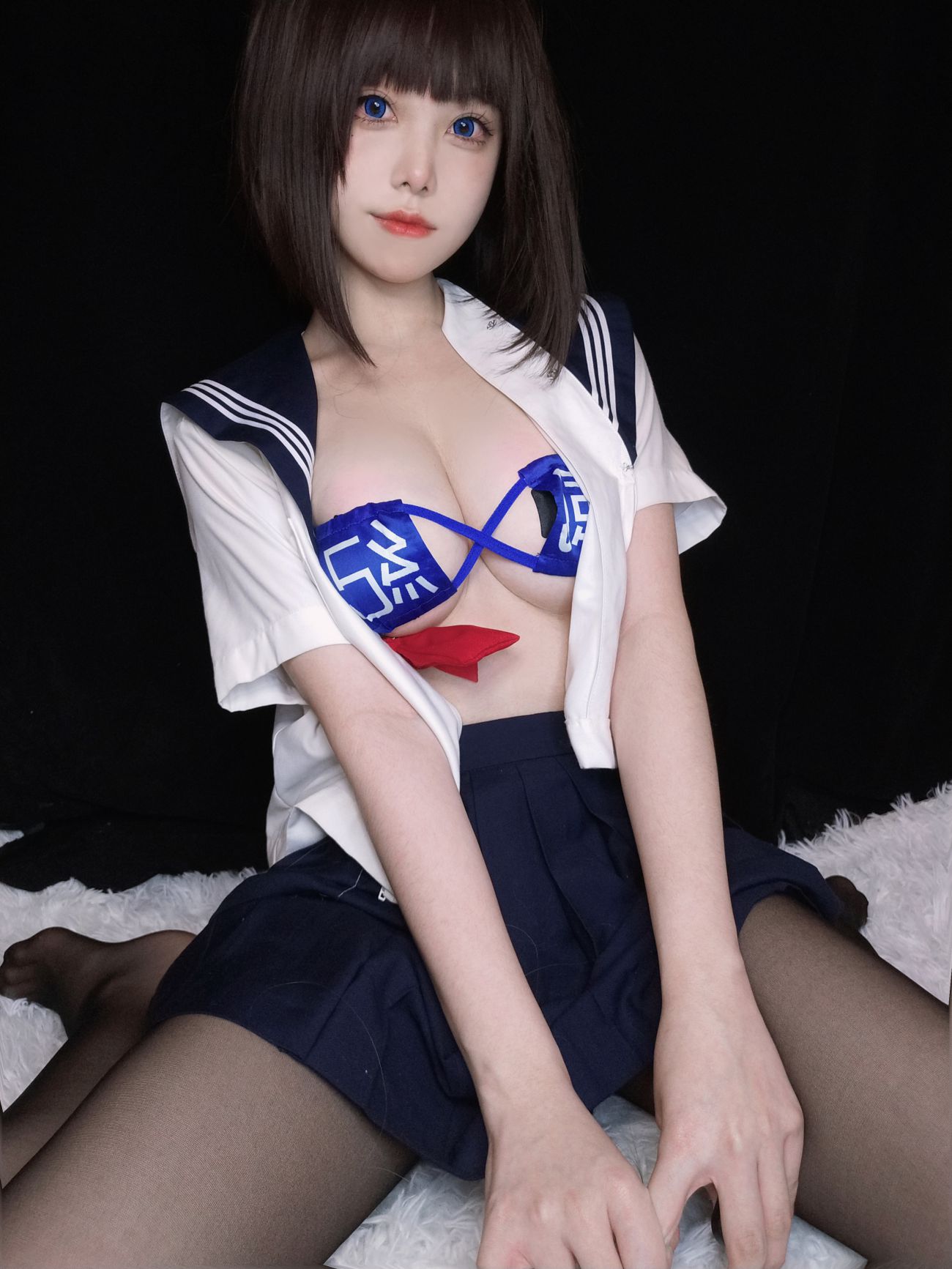 微博美少女蜜汁猫裘性感Cosplay写真坏学妹自拍 (25)