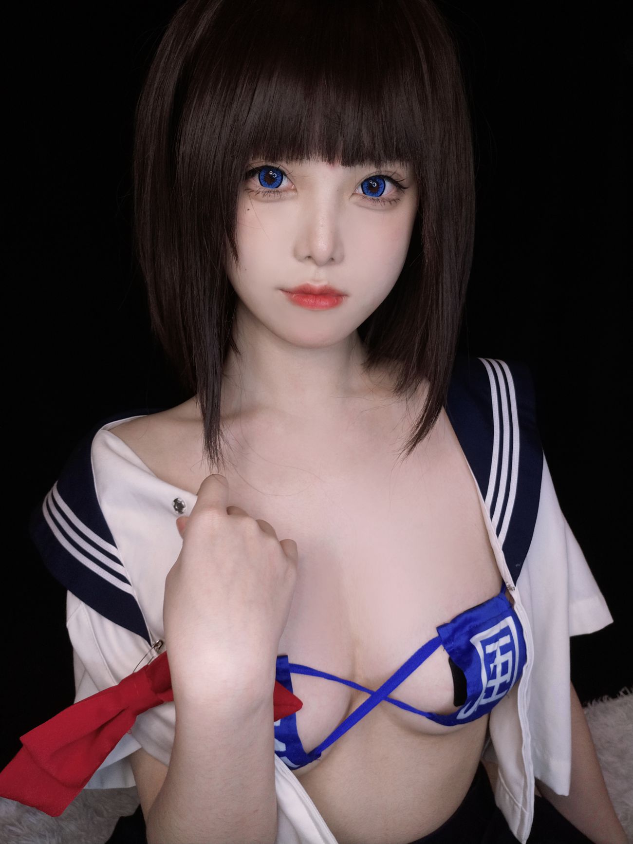 微博美少女蜜汁猫裘性感Cosplay写真坏学妹自拍 (5)