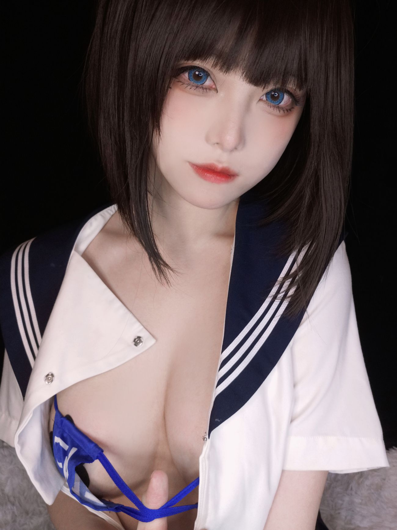 微博美少女蜜汁猫裘性感Cosplay写真坏学妹自拍 (30)