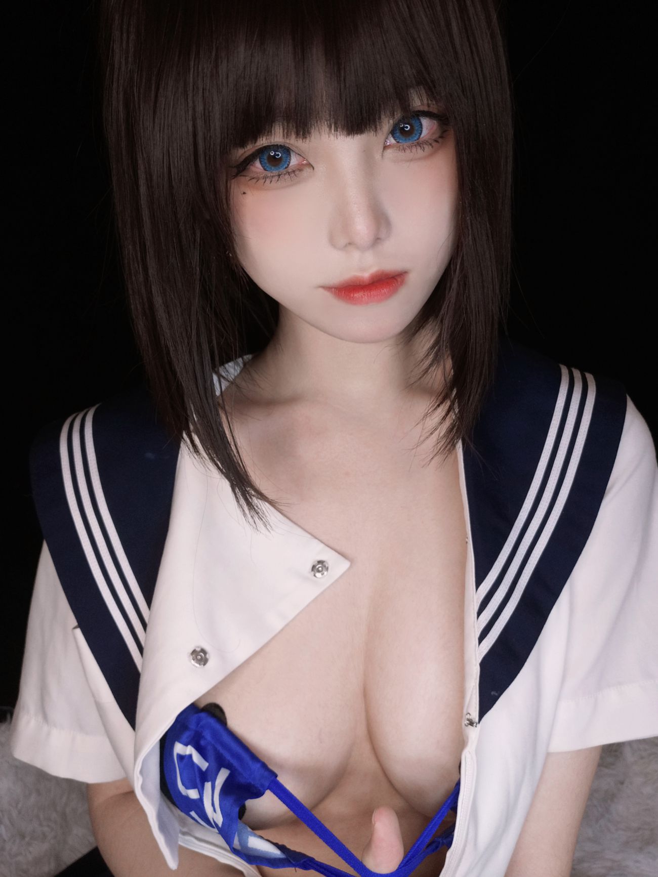 微博美少女蜜汁猫裘性感Cosplay写真坏学妹自拍 (17)