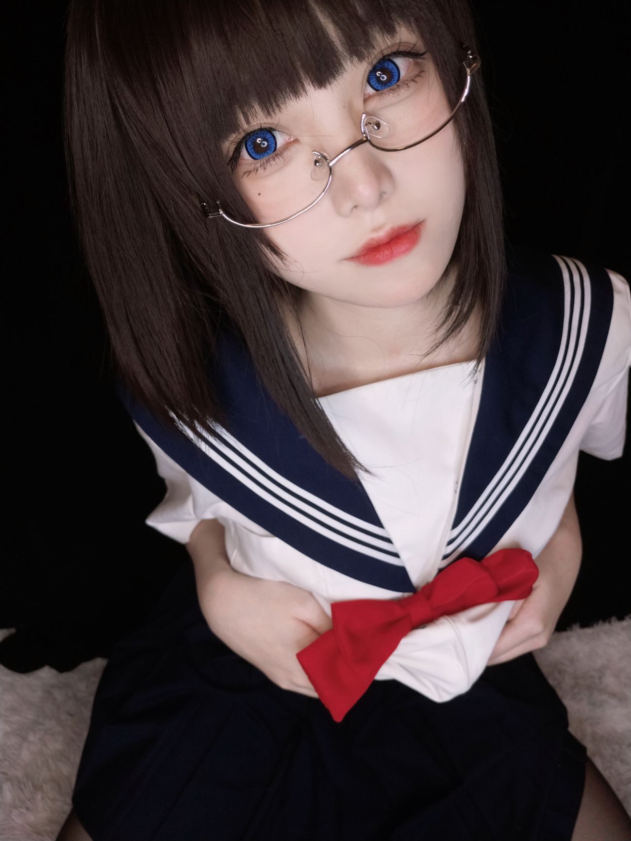 微博美少女蜜汁猫裘性感Cosplay写真坏学妹自拍 (8)