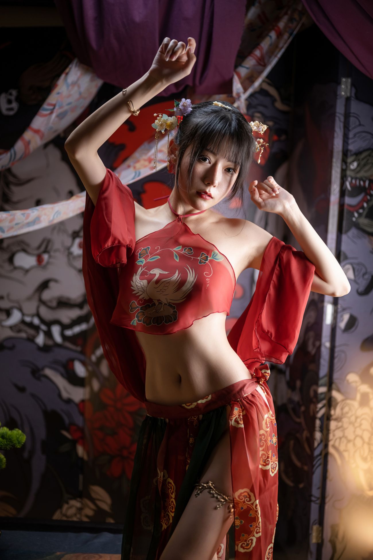 微博美少女香草喵露露性感Cosplay写真2022春节贺图 (16)