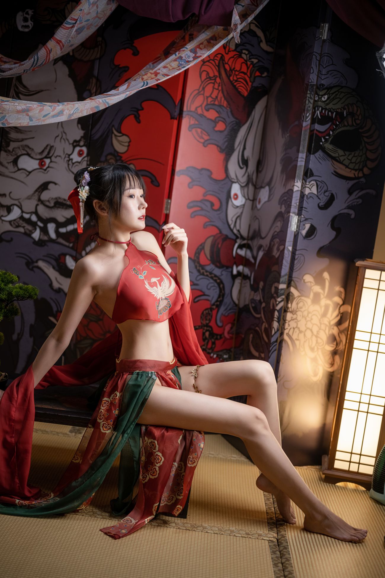 微博美少女香草喵露露性感Cosplay写真2022春节贺图 (4)